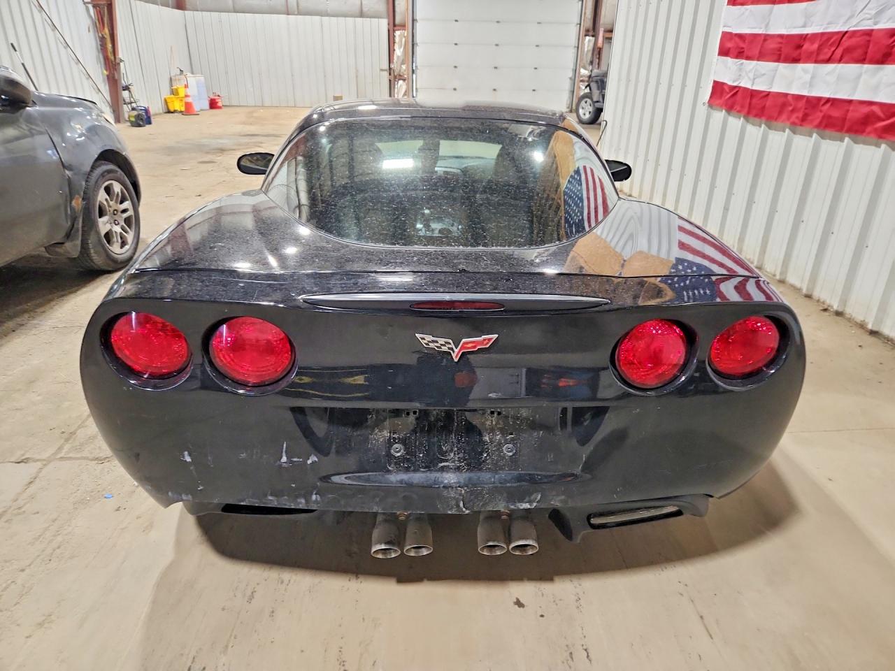 2007 Chevrolet Corvette Black vin: 1G1YY26U775135810