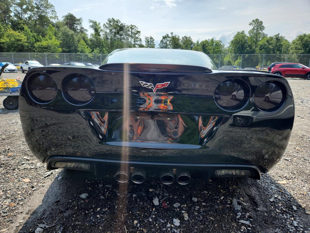 2007 Chevrolet Corvette Black vin: 1G1YY26U775139954