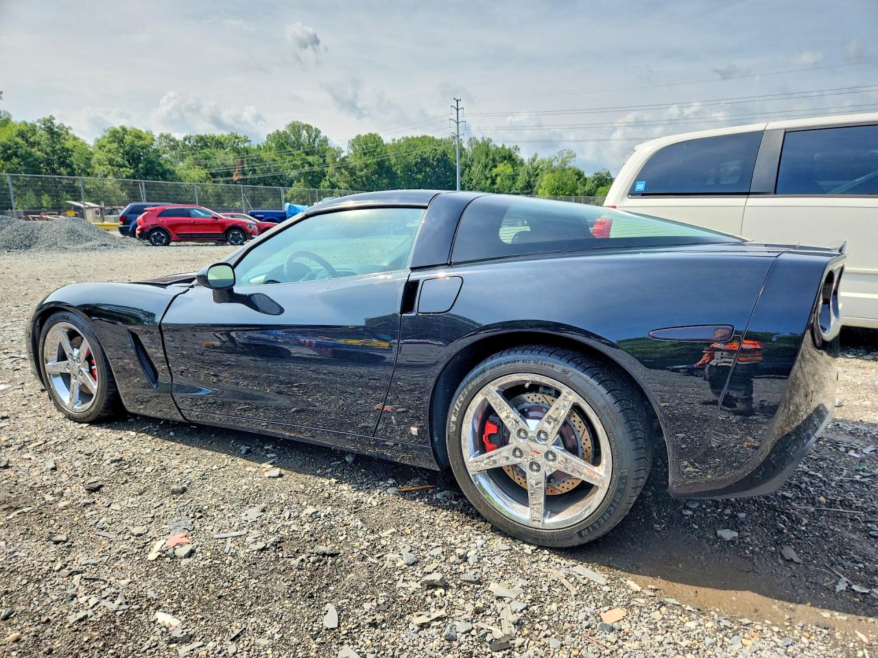 2007 Chevrolet Corvette Black vin: 1G1YY26U775139954