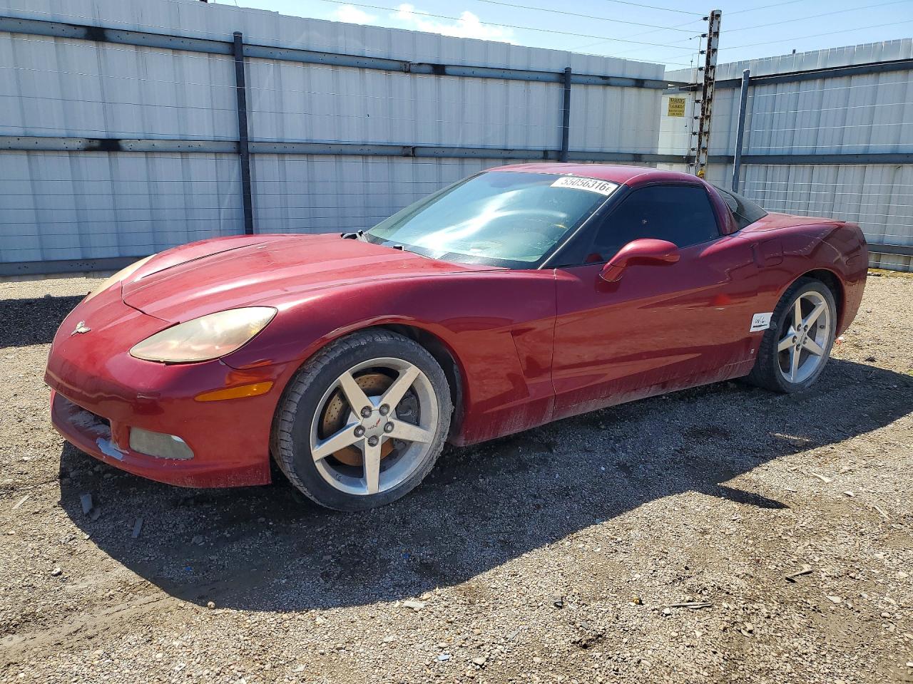 2006 Chevrolet Corvette Темно-бордовый vin: 1G1YY26U865102068