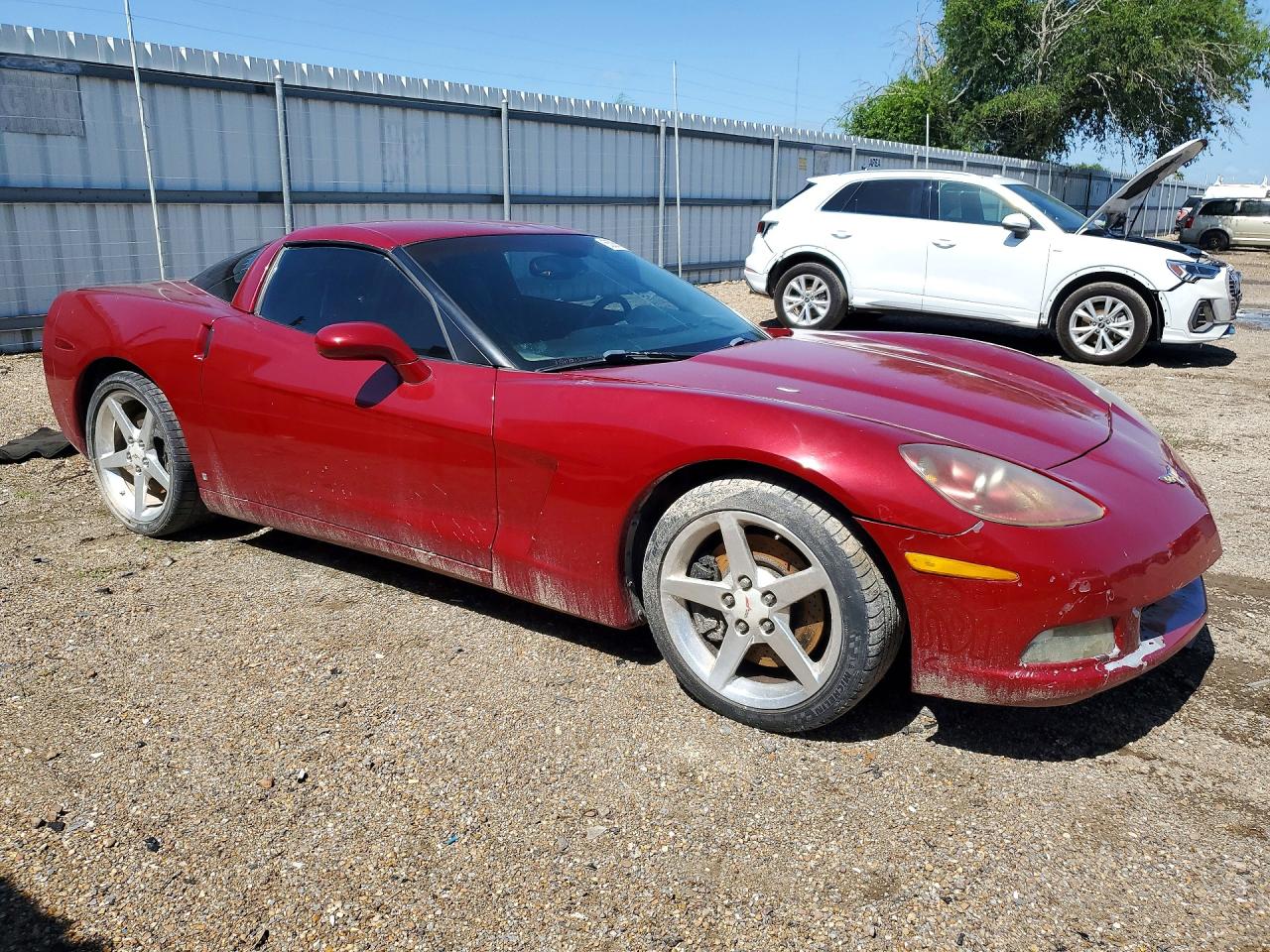 2006 Chevrolet Corvette Maroon vin: 1G1YY26U865102068