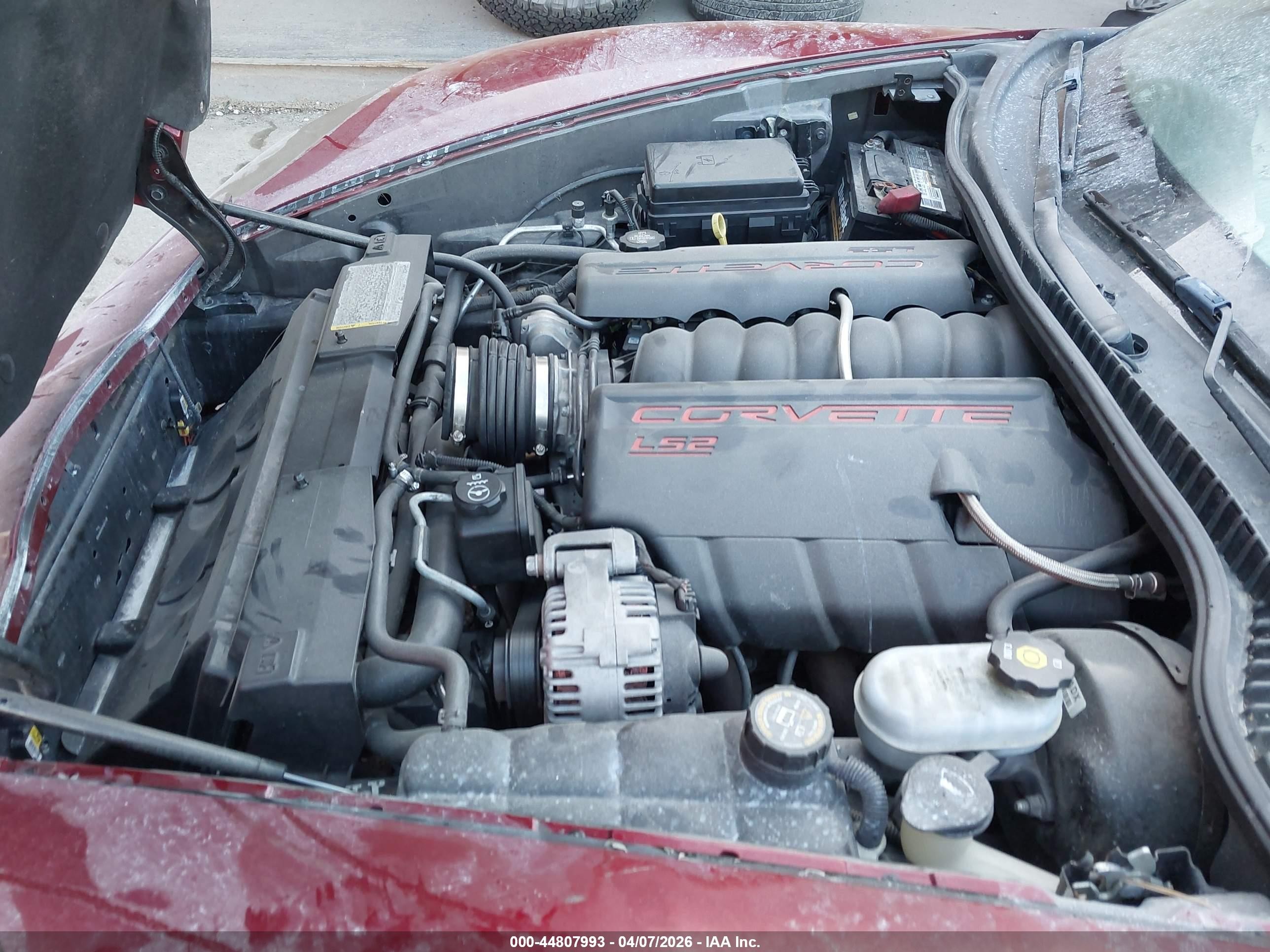 2006 Chevrolet Corvette   Red vin: 1G1YY26U965123219