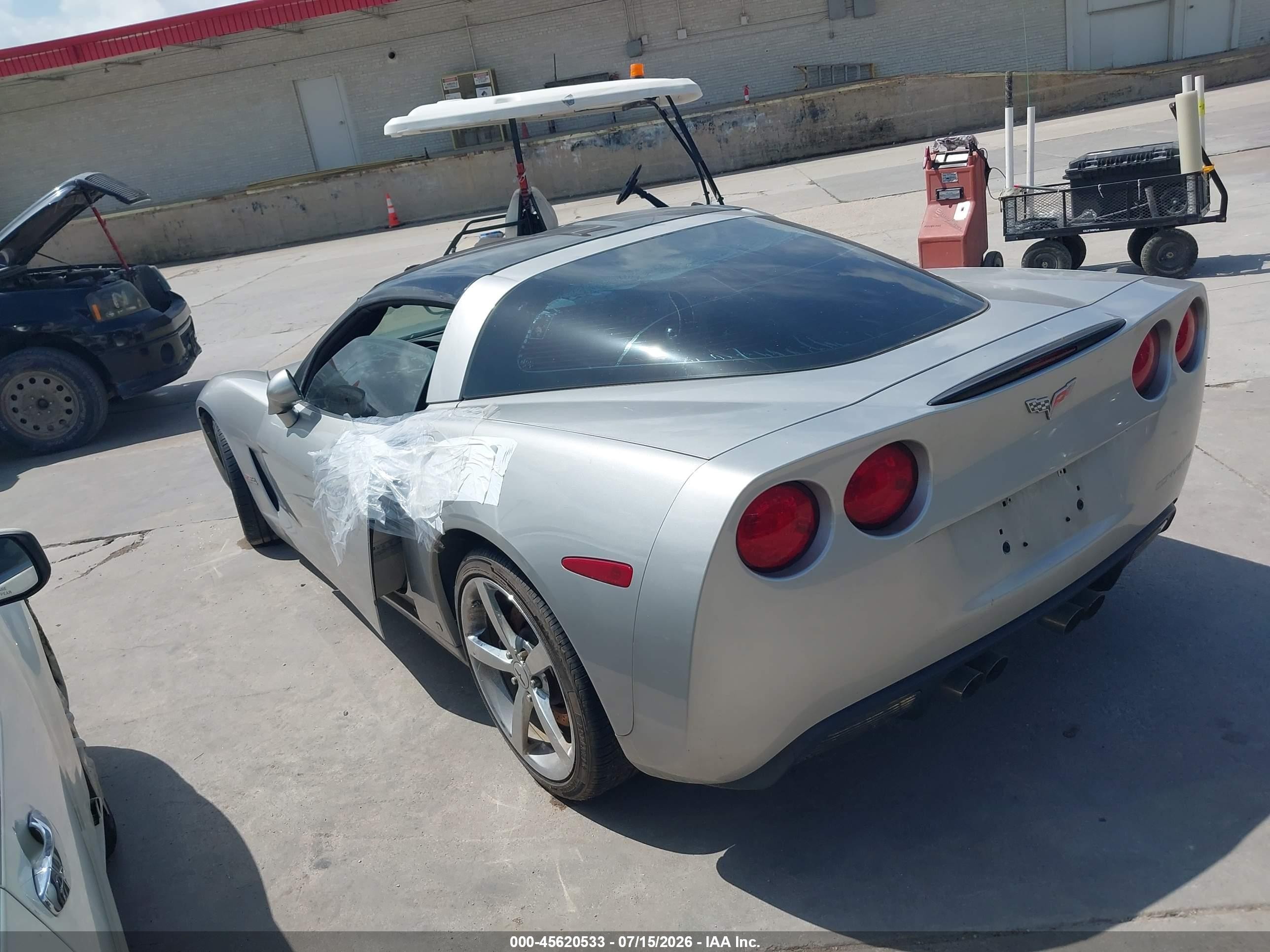 2007 Chevrolet Corvette   Silver vin: 1G1YY26U975101769