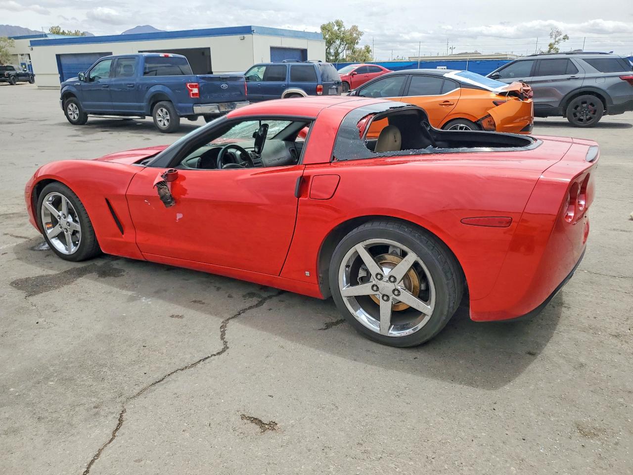 2006 Chevrolet Corvette Red vin: 1G1YY26UX65103769