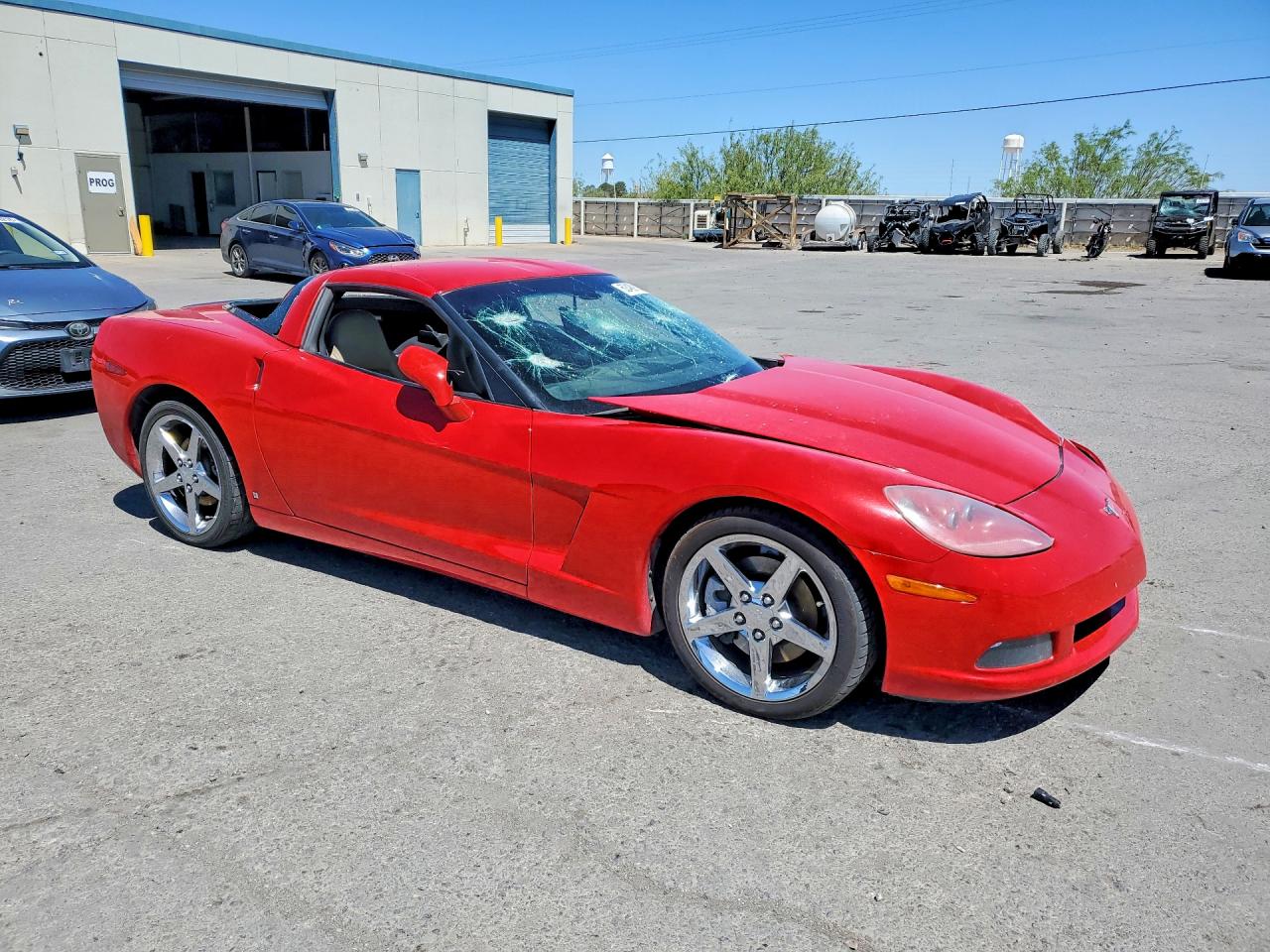 2006 Chevrolet Corvette Red vin: 1G1YY26UX65103769