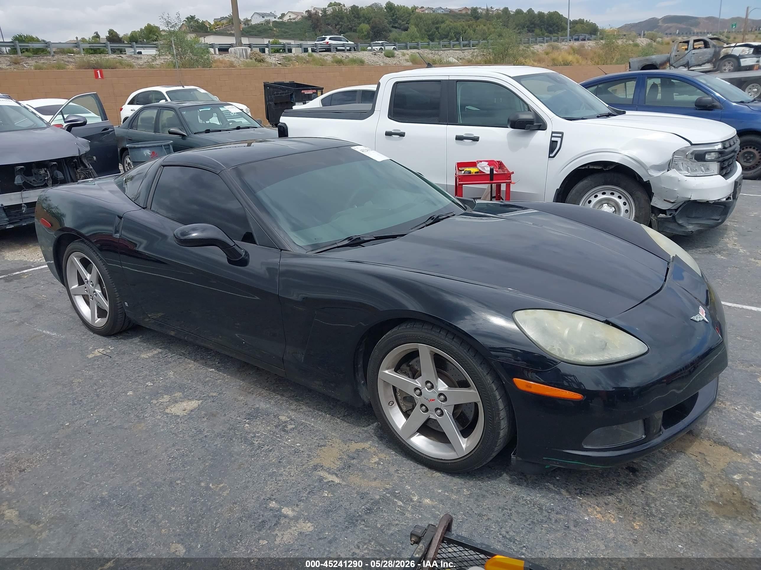 2006 Chevrolet Corvette   Black vin: 1G1YY26UX65126792