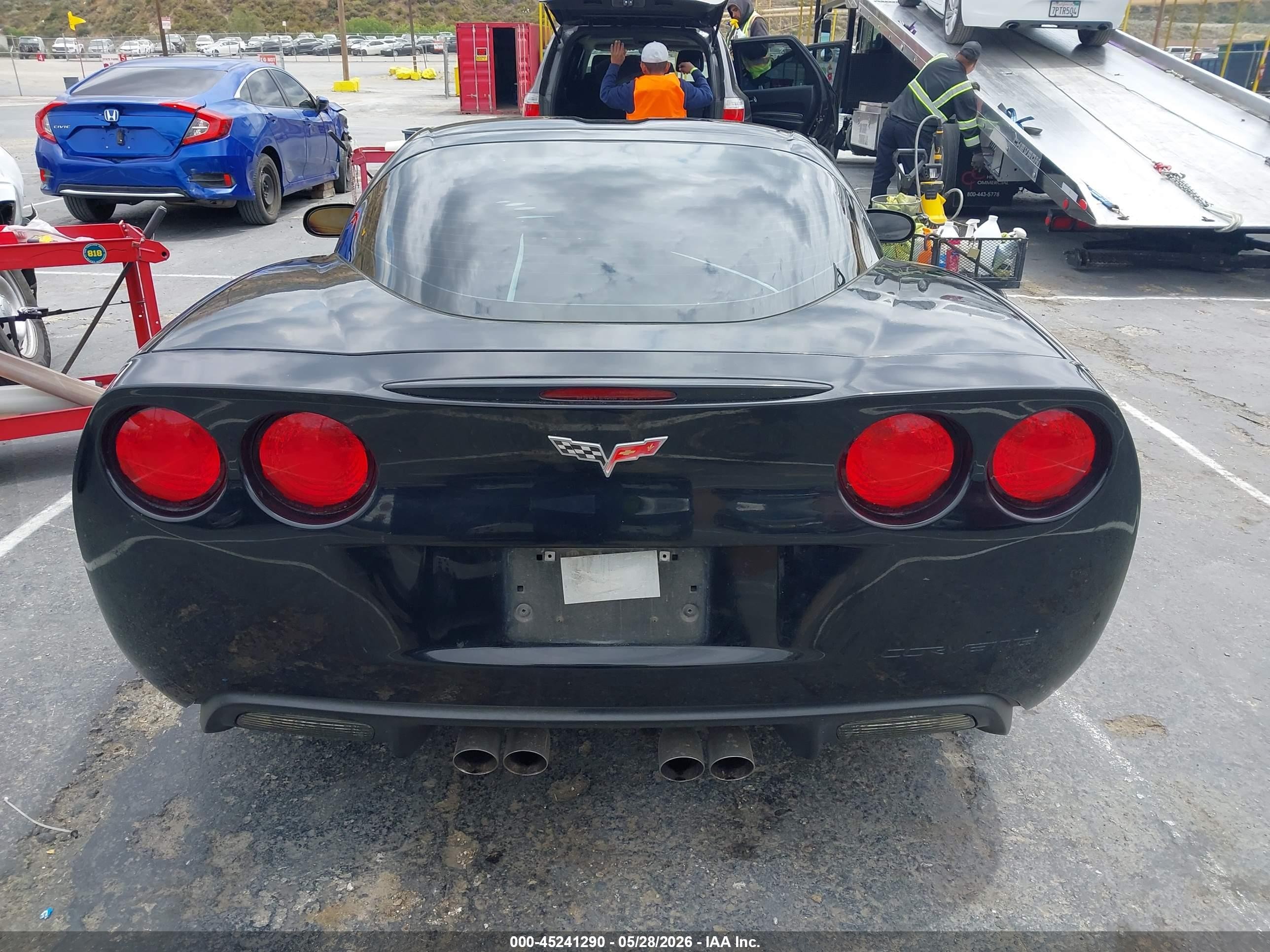 2006 Chevrolet Corvette   Black vin: 1G1YY26UX65126792