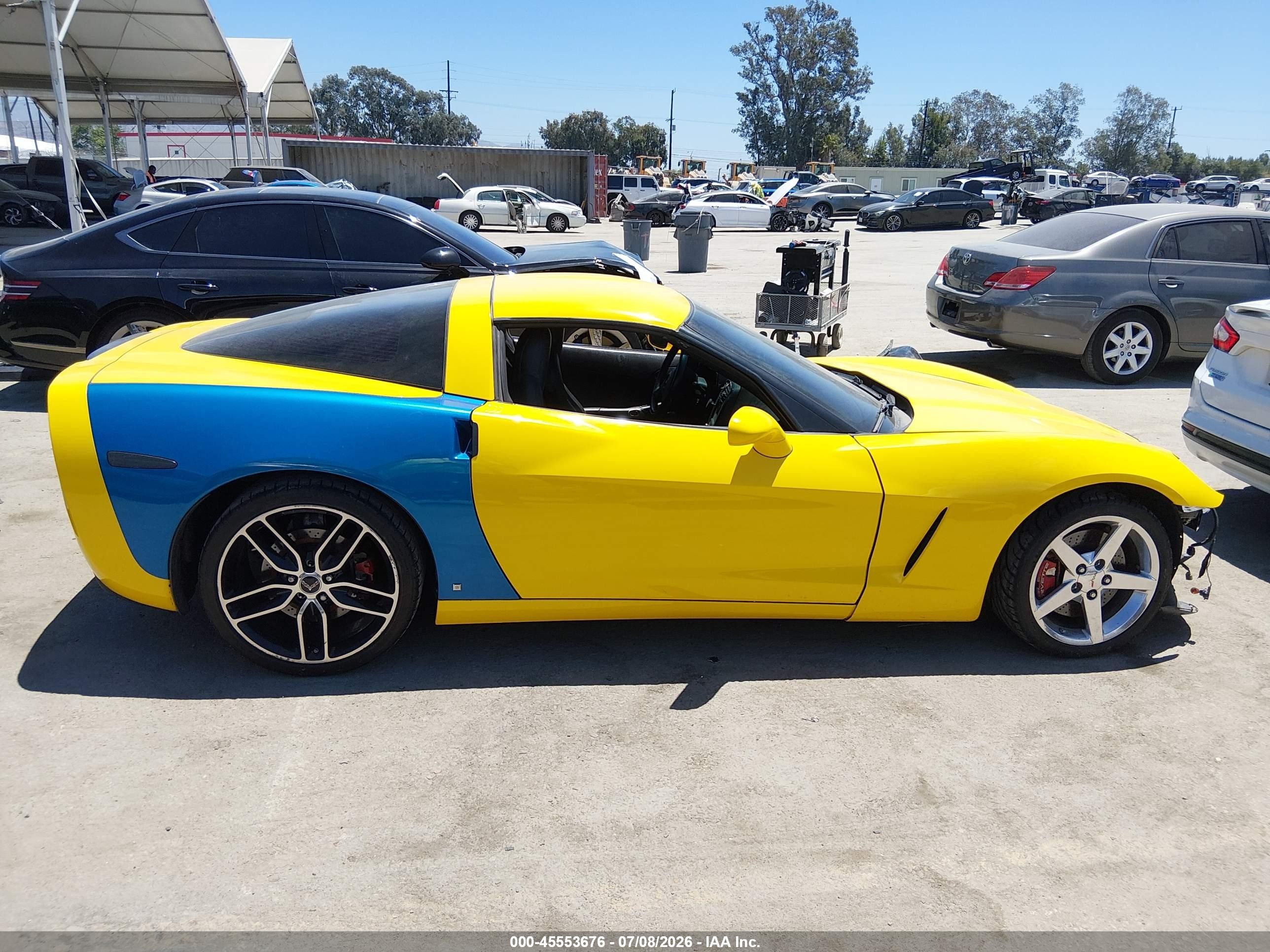 2006 Chevrolet Corvette   Желтый vin: 1G1YY26UX65129191