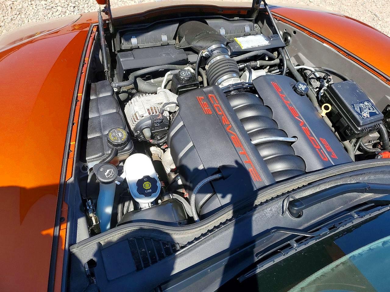 2007 Chevrolet Corvette Orange vin: 1G1YY26UX75104924
