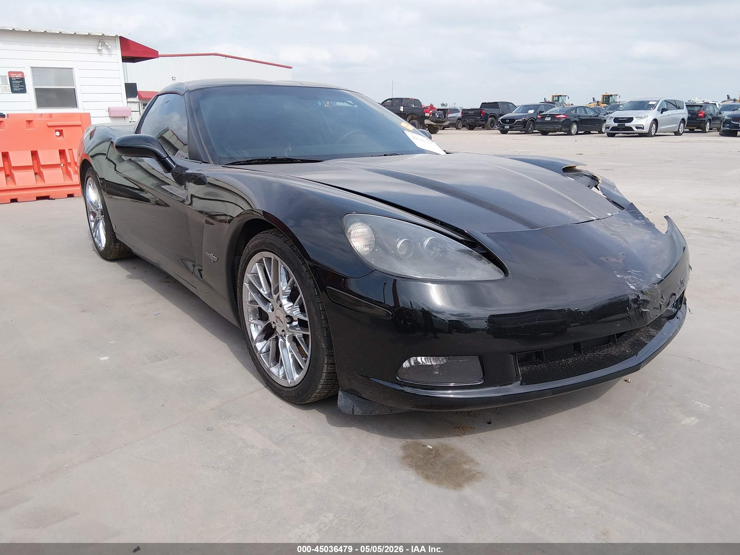 2008 Chevrolet Corvette   Black vin: 1G1YY26W085131603