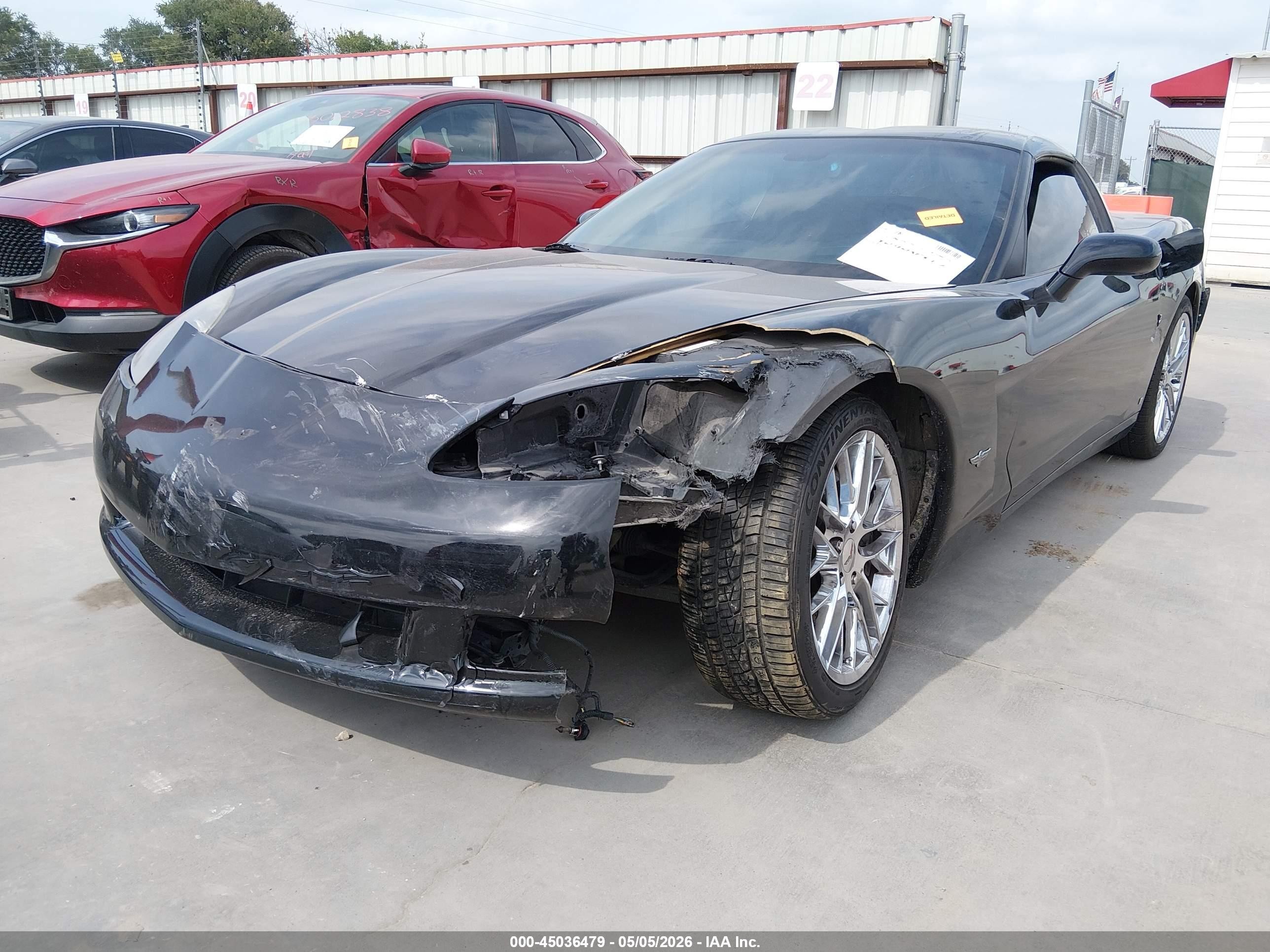 2008 Chevrolet Corvette   Black vin: 1G1YY26W085131603