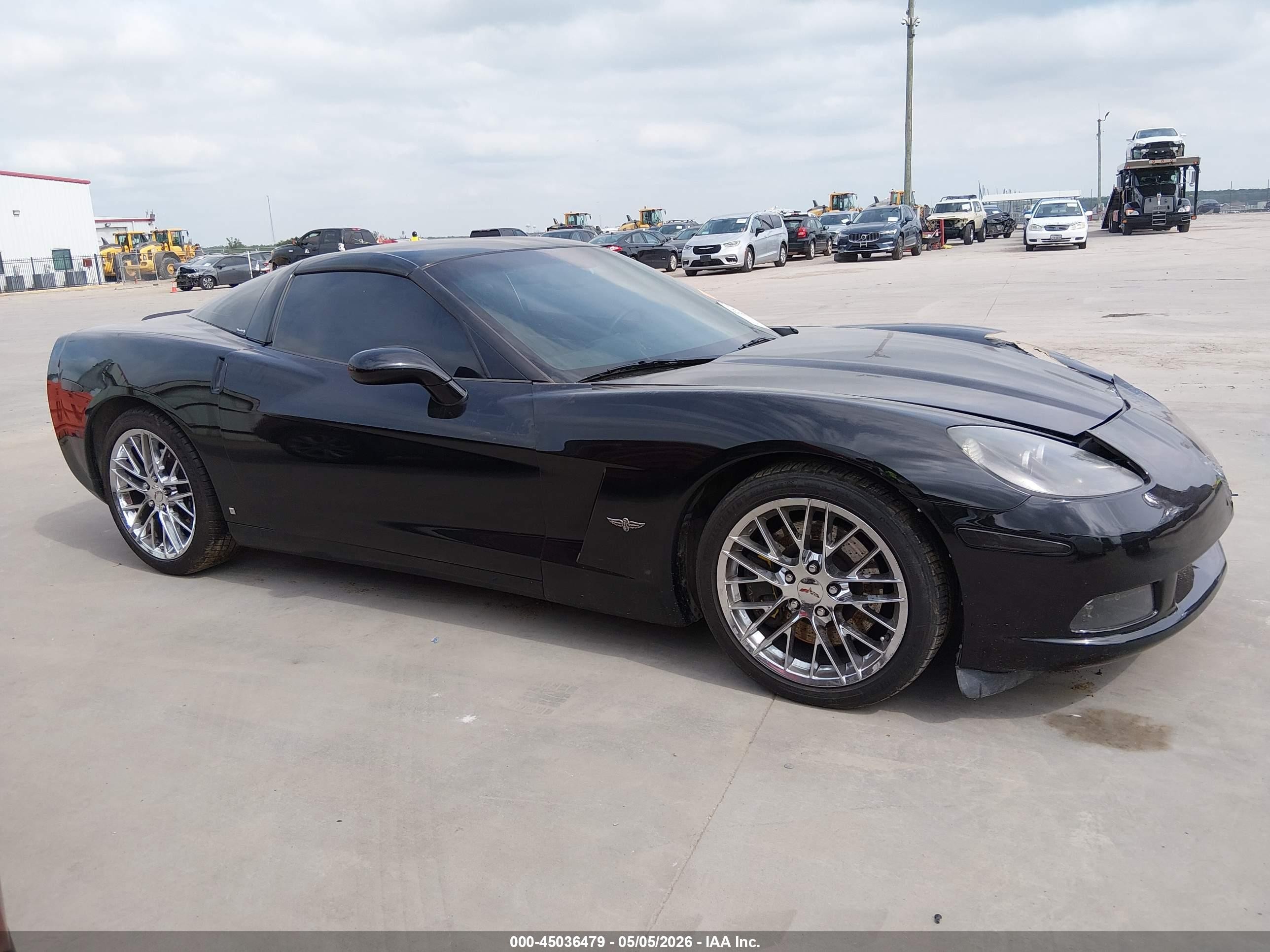 2008 Chevrolet Corvette   Black vin: 1G1YY26W085131603