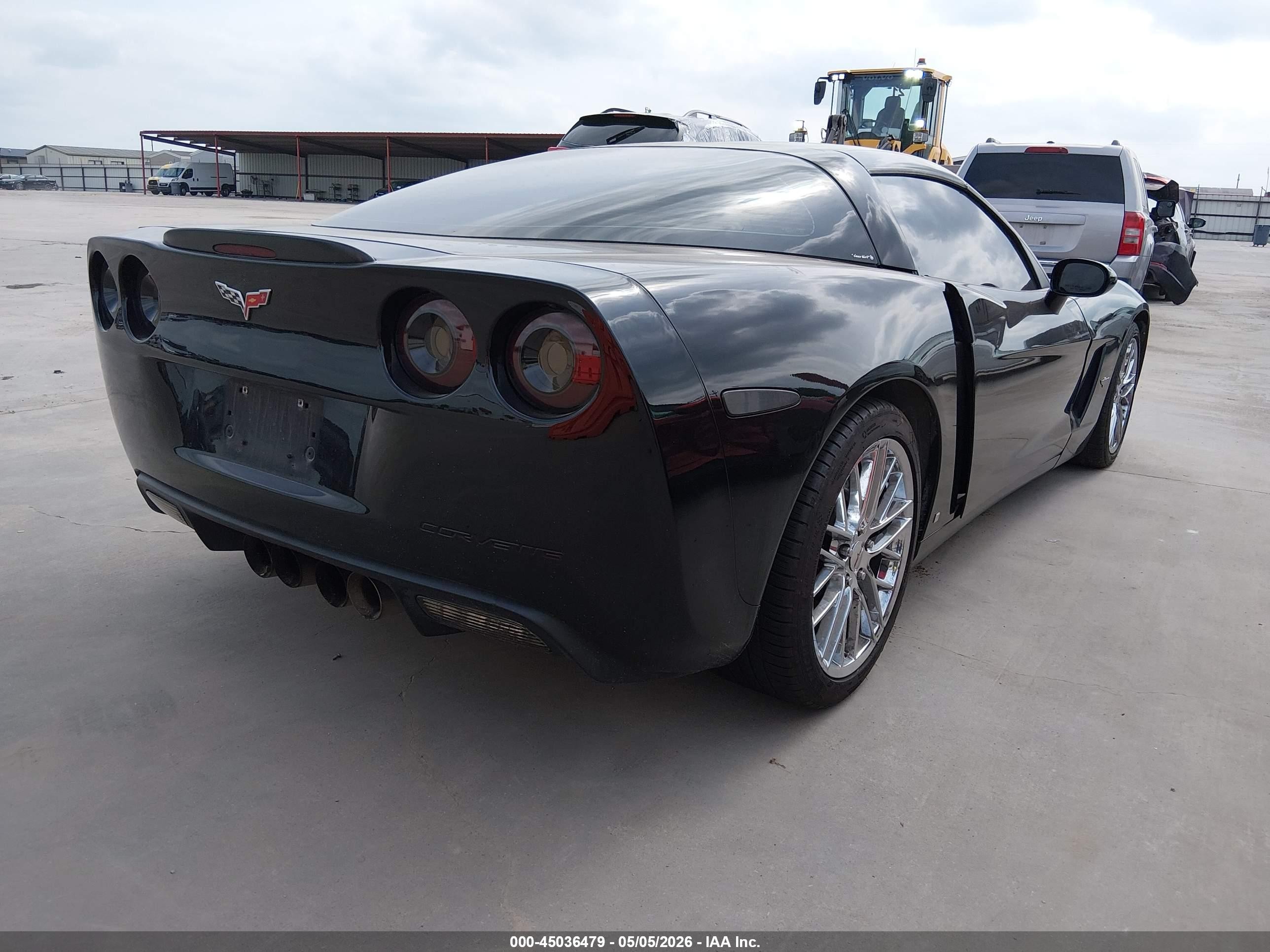 2008 Chevrolet Corvette   Black vin: 1G1YY26W085131603