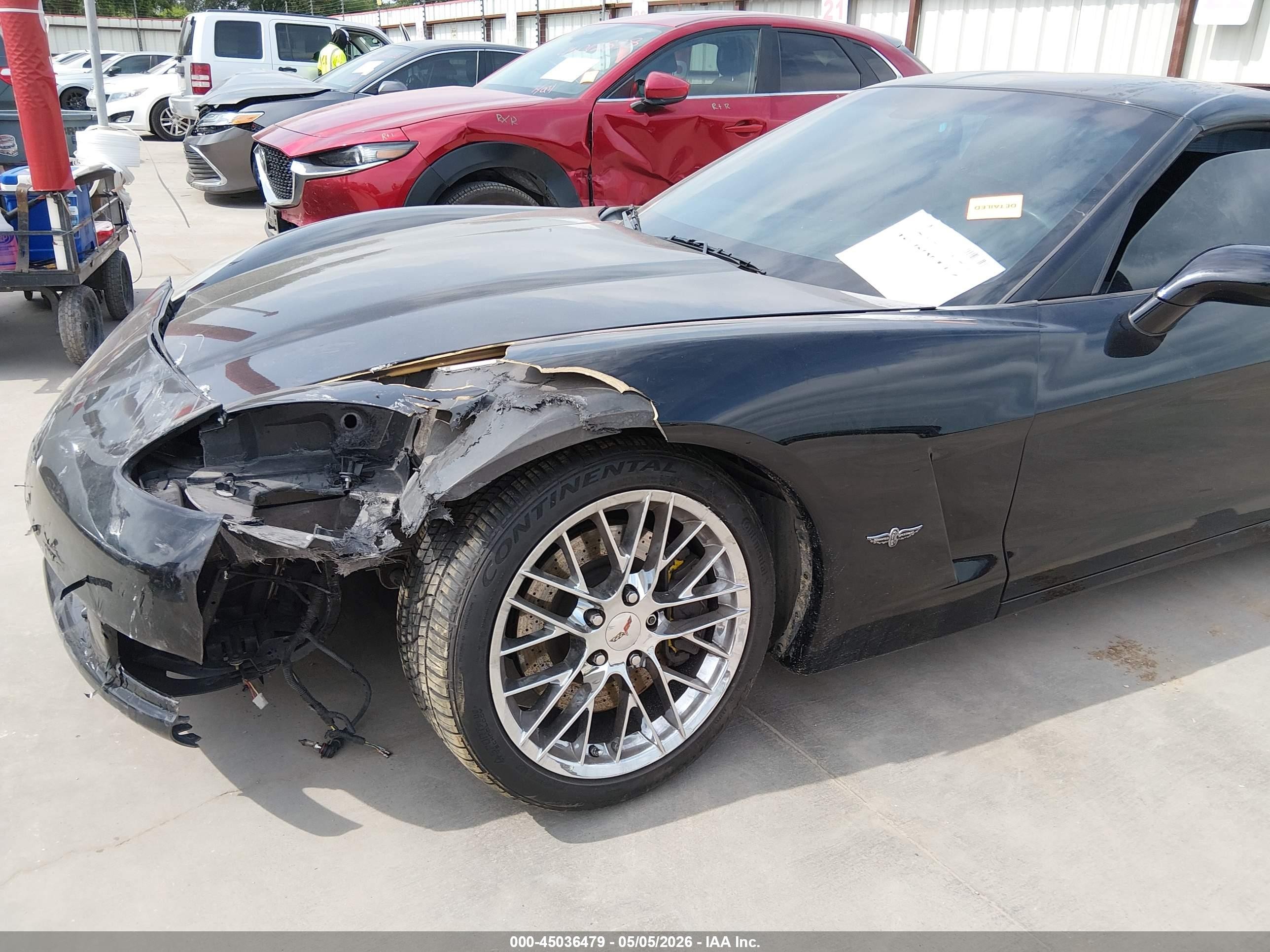 2008 Chevrolet Corvette   Black vin: 1G1YY26W085131603