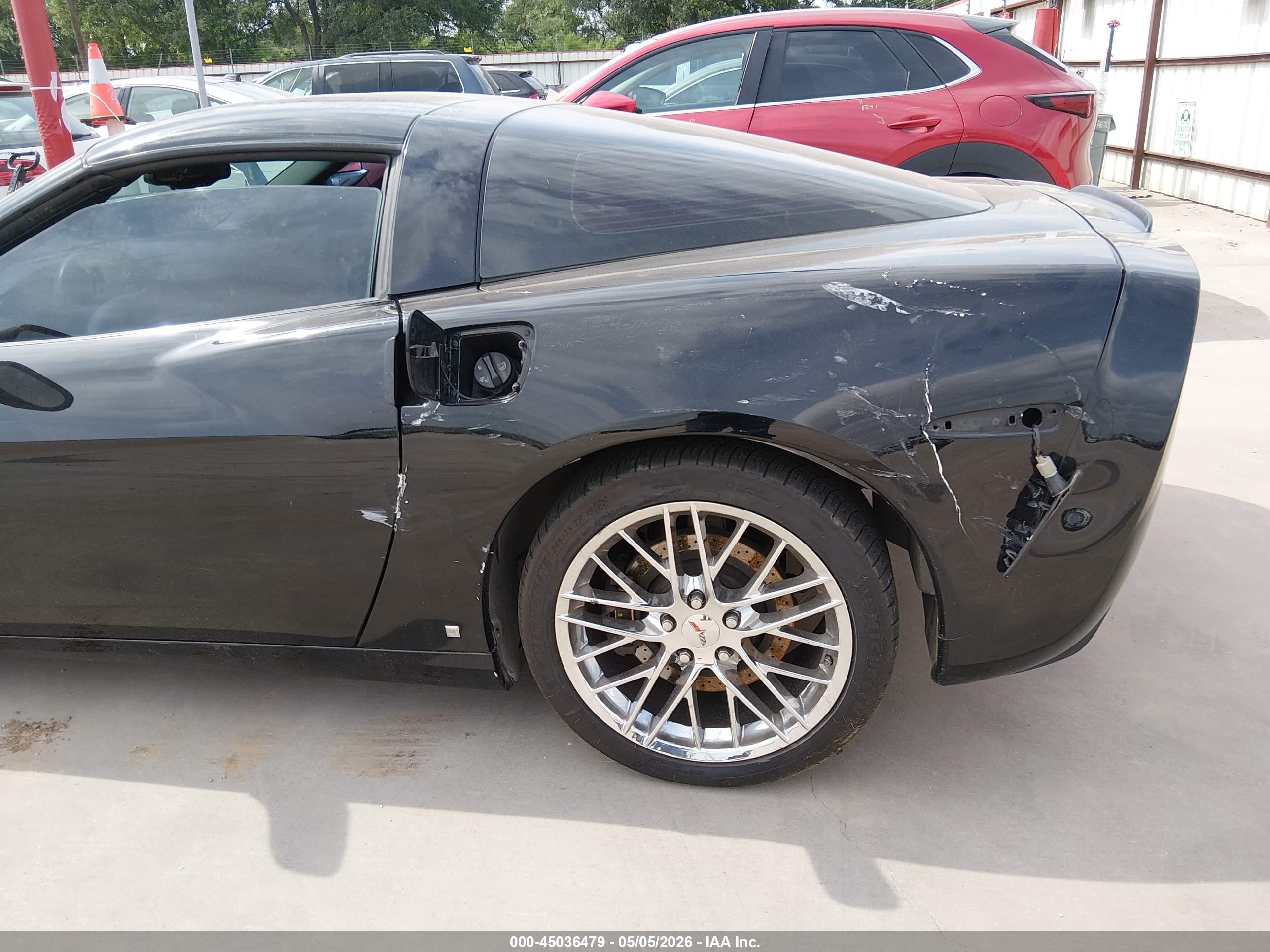 2008 Chevrolet Corvette   Black vin: 1G1YY26W085131603