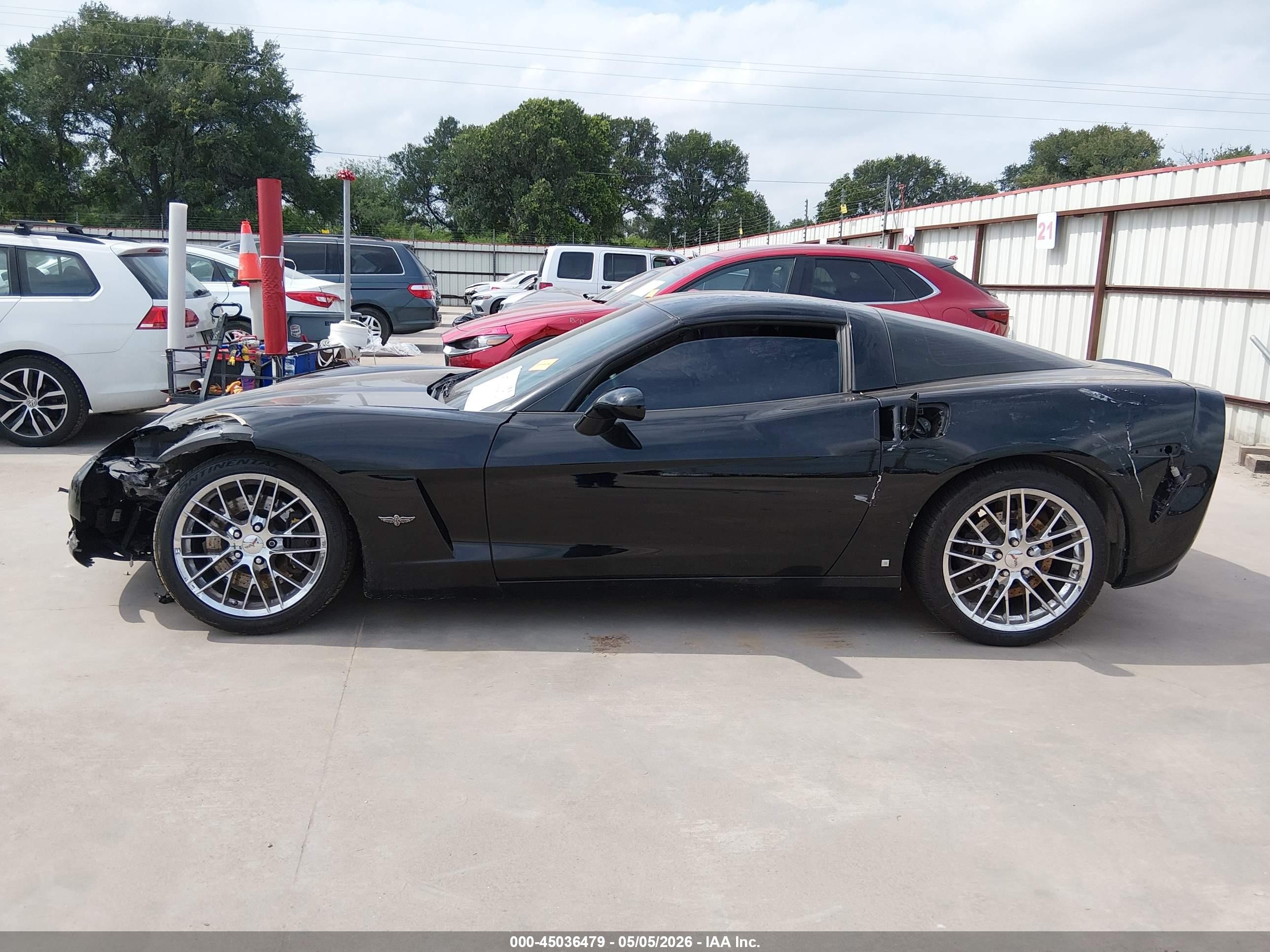 2008 Chevrolet Corvette   Black vin: 1G1YY26W085131603