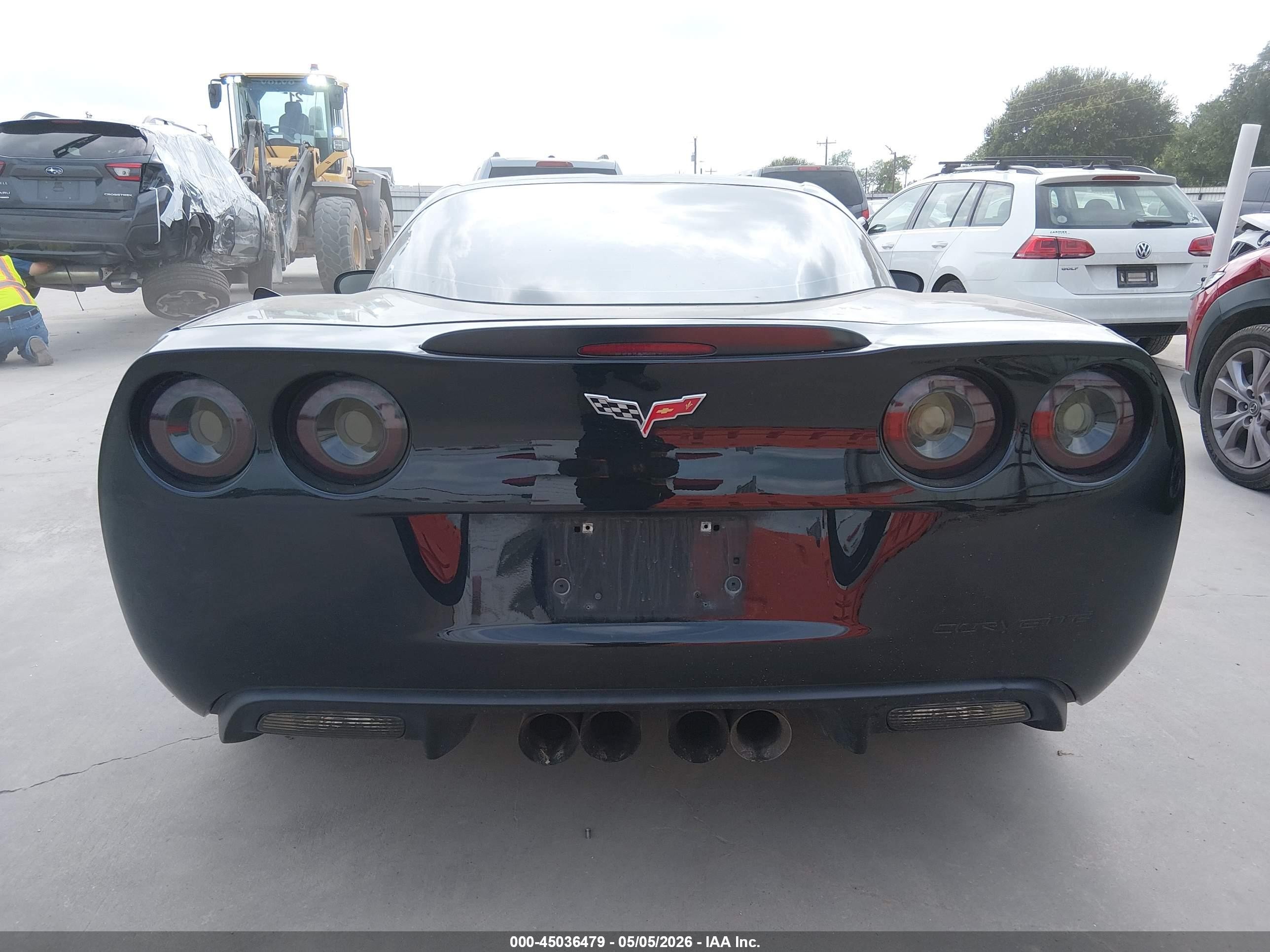 2008 Chevrolet Corvette   Black vin: 1G1YY26W085131603