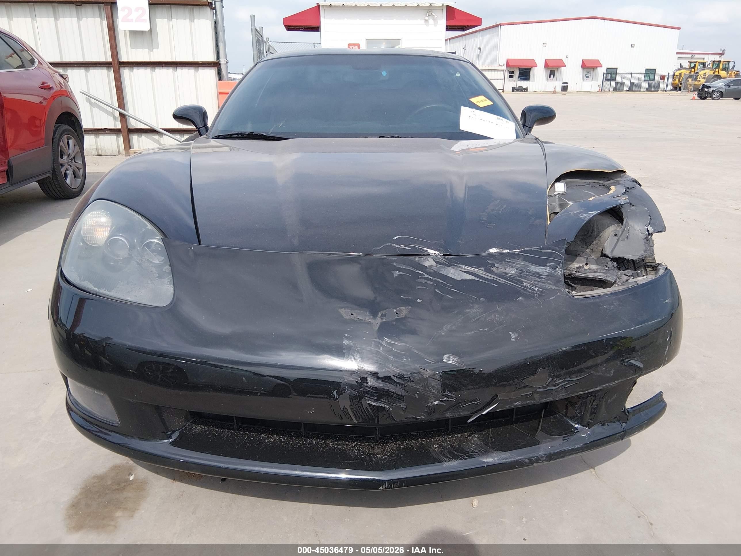 2008 Chevrolet Corvette   Black vin: 1G1YY26W085131603