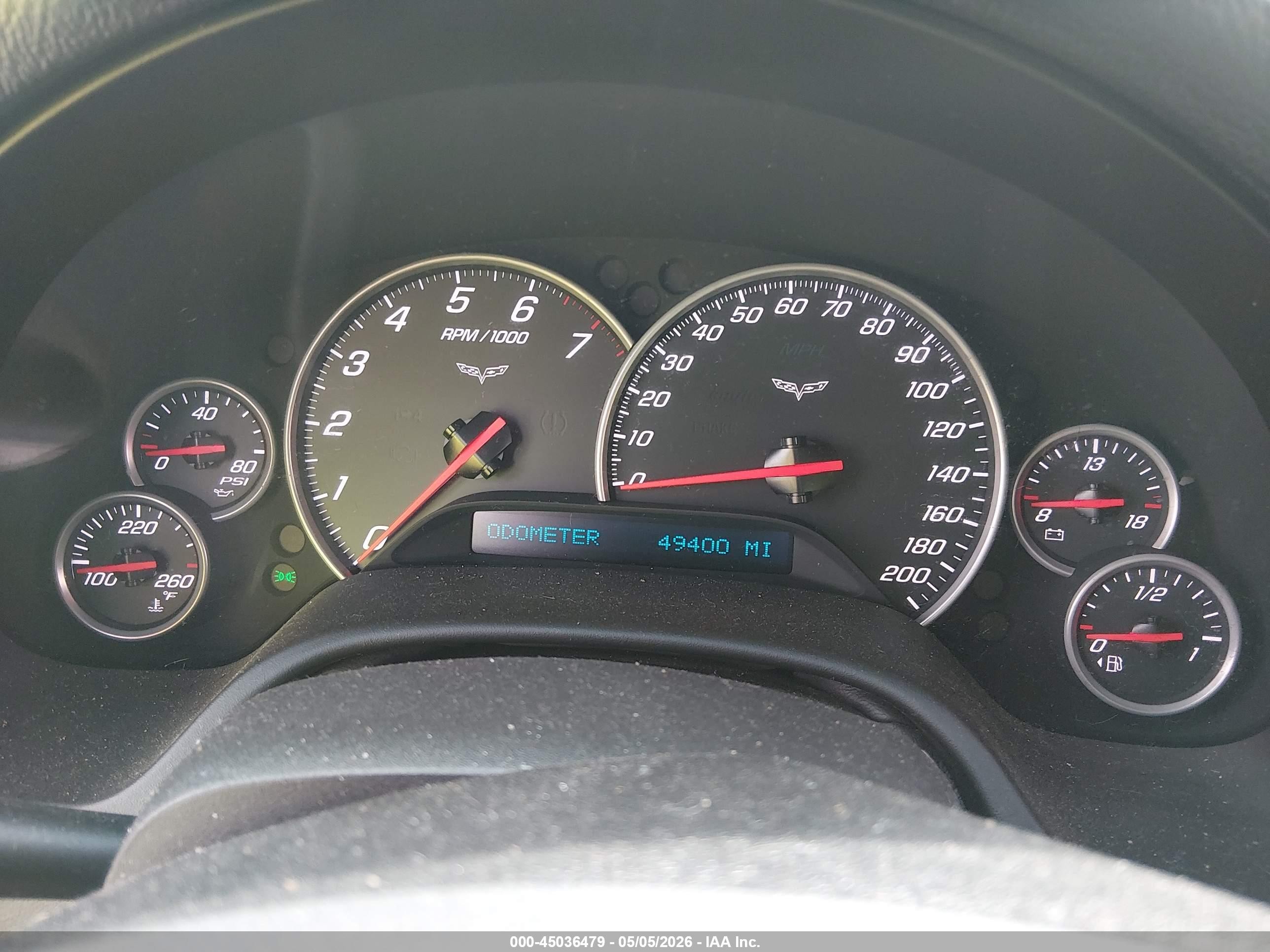 2008 Chevrolet Corvette   Black vin: 1G1YY26W085131603