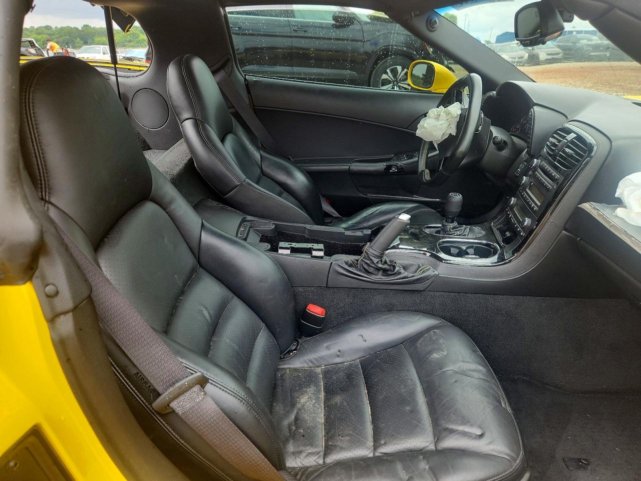 2008 Chevrolet Corvette Yellow vin: 1G1YY26W185107424