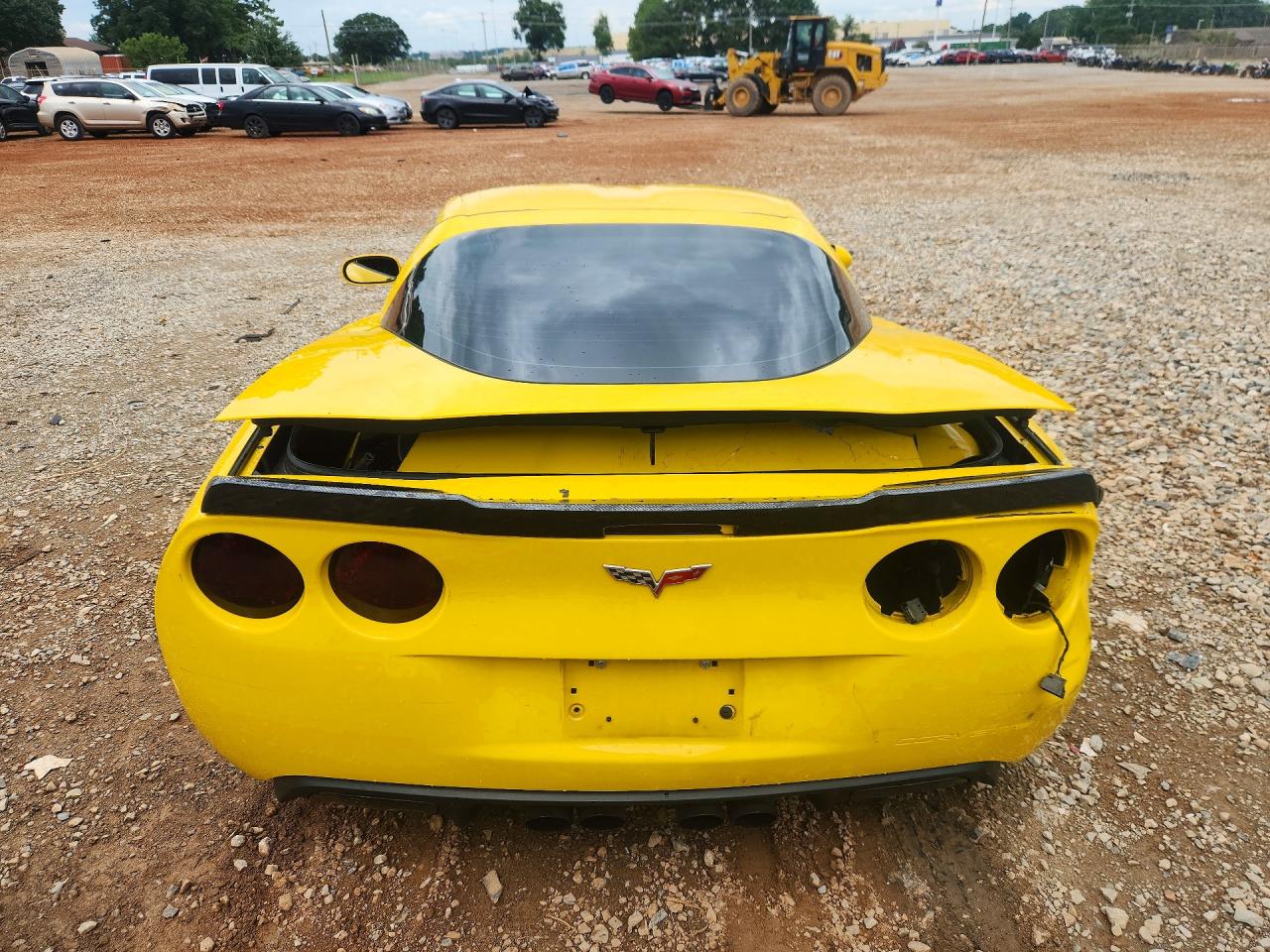 2008 Chevrolet Corvette Yellow vin: 1G1YY26W185107424