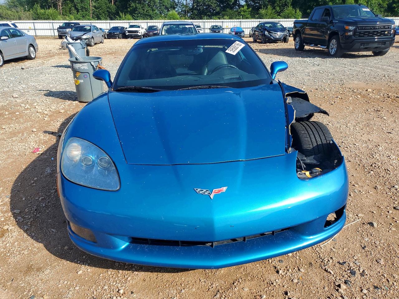 2008 Chevrolet Corvette Blue vin: 1G1YY26W285102782