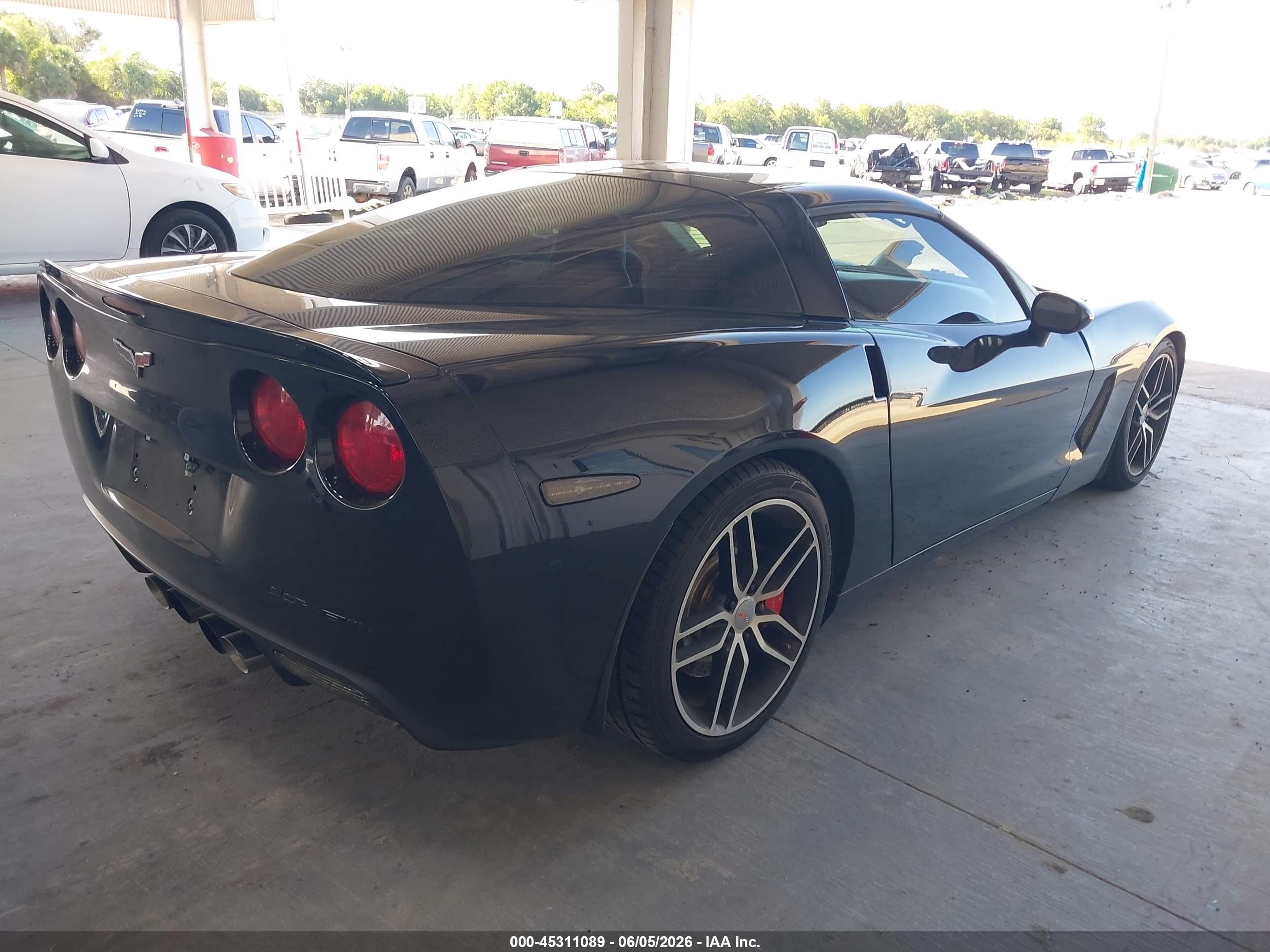 2008 Chevrolet Corvette   Black vin: 1G1YY26W285104113