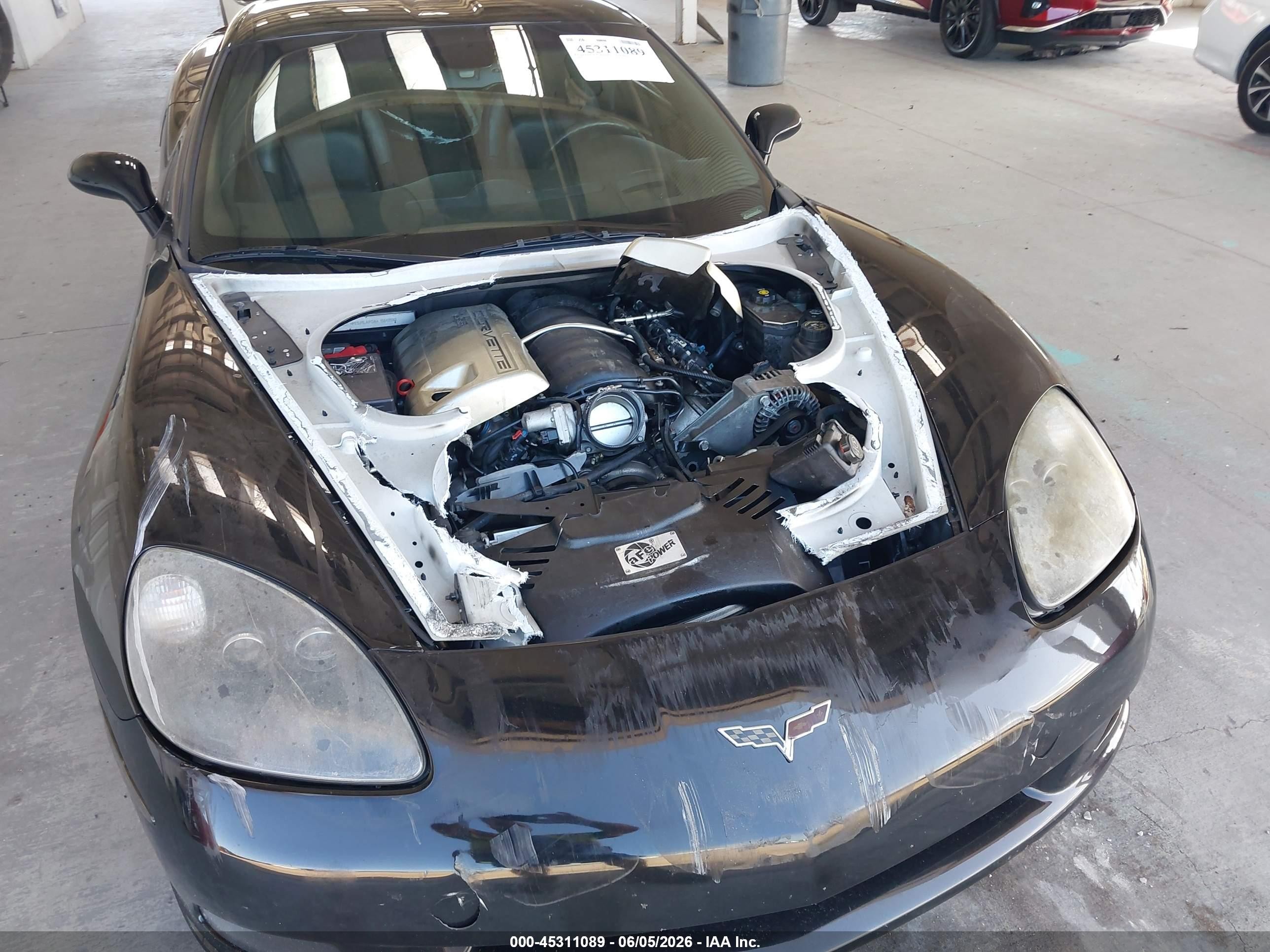 2008 Chevrolet Corvette   Black vin: 1G1YY26W285104113