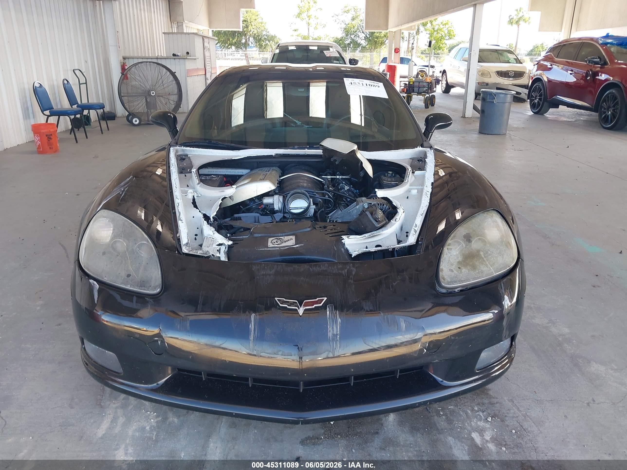 2008 Chevrolet Corvette   Black vin: 1G1YY26W285104113