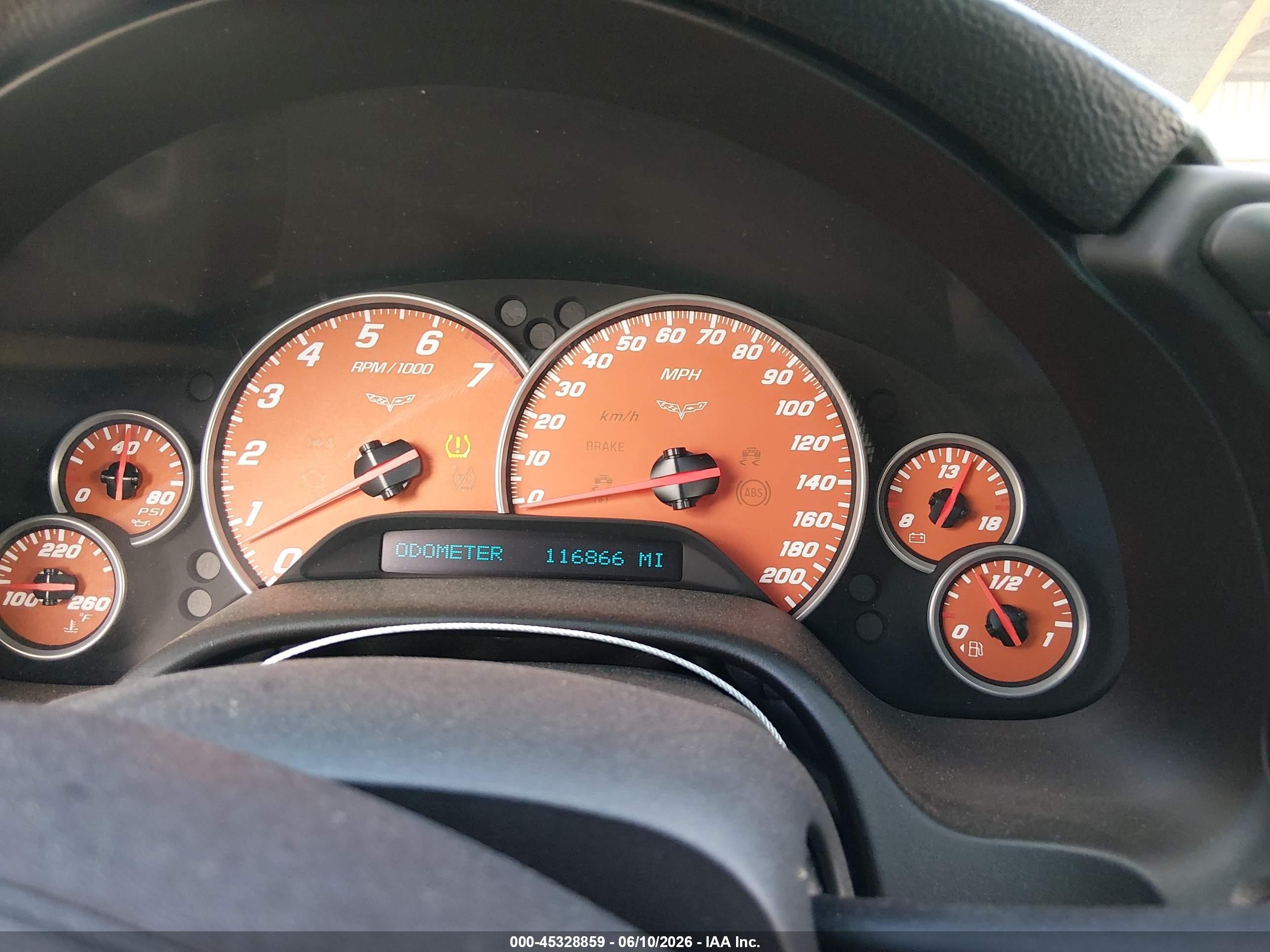 2008 Chevrolet Corvette   Orange vin: 1G1YY26W285104287