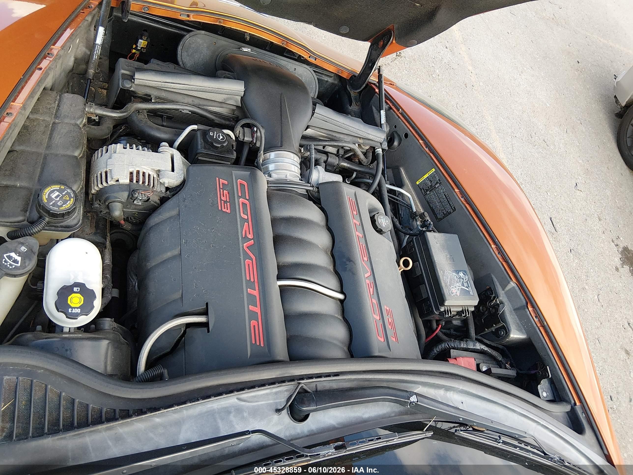 2008 Chevrolet Corvette   Orange vin: 1G1YY26W285104287