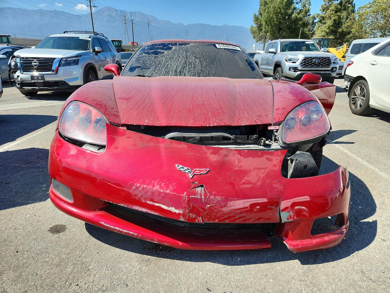 2008 Chevrolet Corvette Red vin: 1G1YY26W285125611