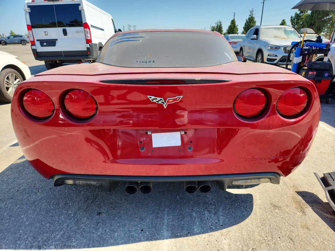 2008 Chevrolet Corvette Red vin: 1G1YY26W285125611
