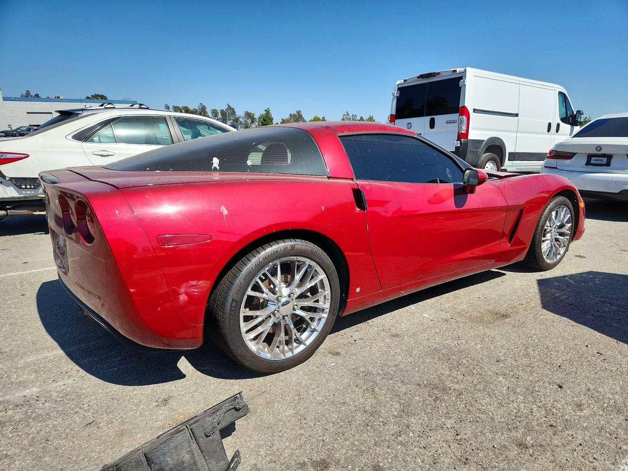2008 Chevrolet Corvette Red vin: 1G1YY26W285125611