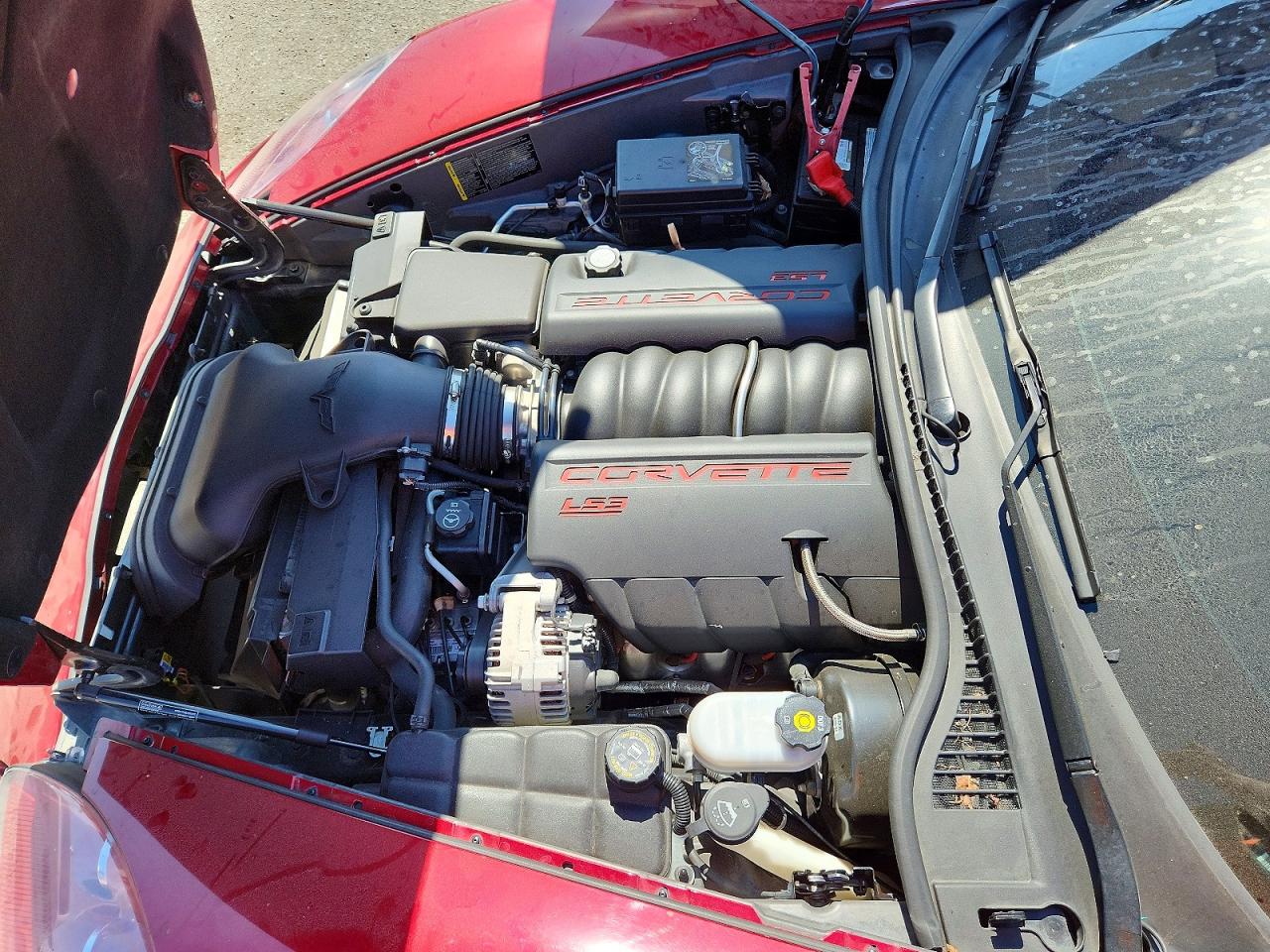 2008 Chevrolet Corvette Red vin: 1G1YY26W285125611