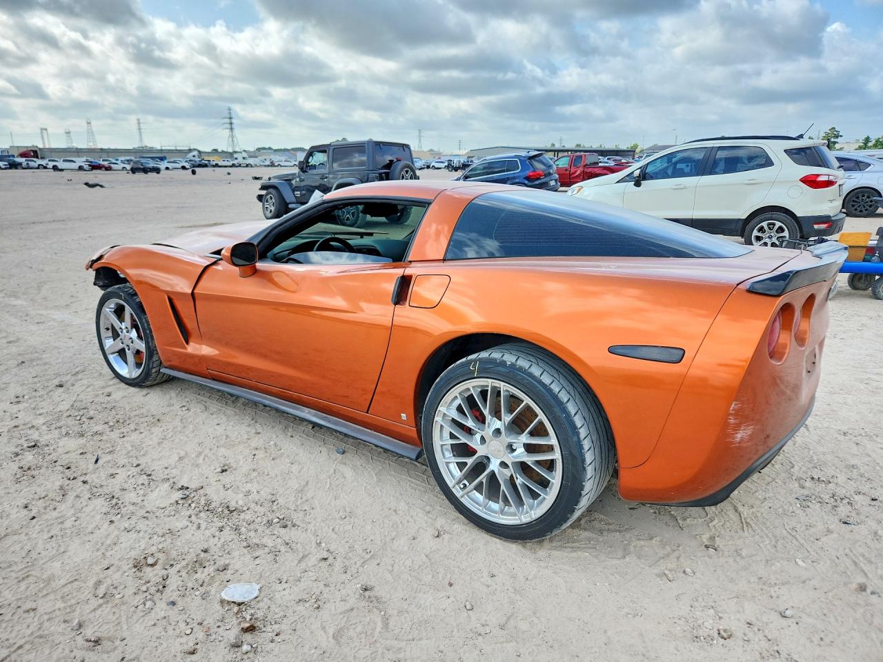 2009 Chevrolet Corvette Orange vin: 1G1YY26W595104916