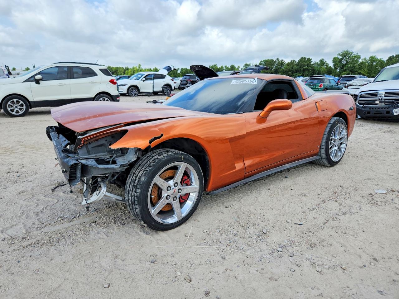 2009 Chevrolet Corvette Orange vin: 1G1YY26W595104916