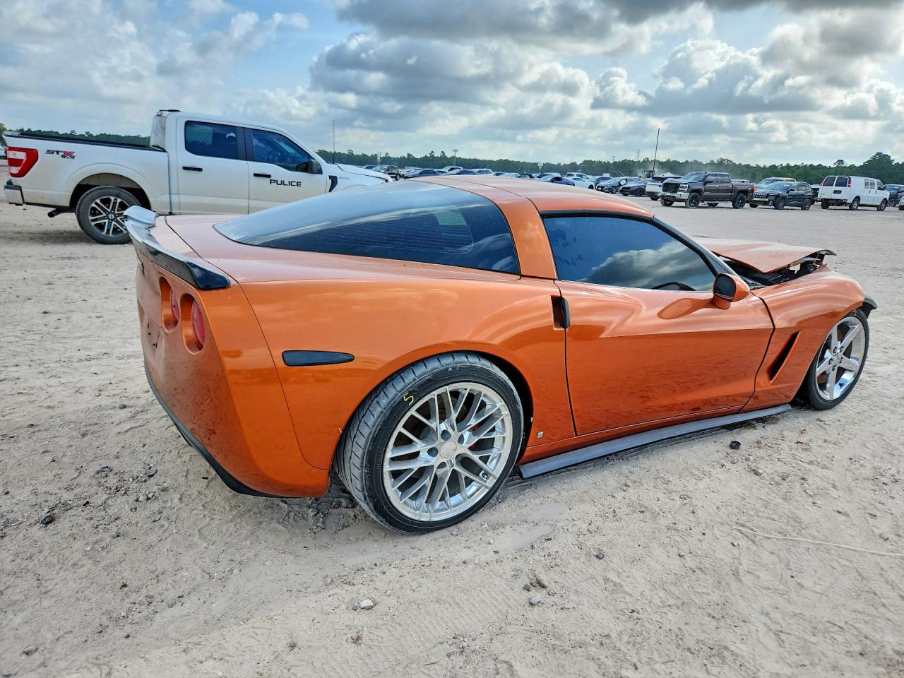 2009 Chevrolet Corvette Orange vin: 1G1YY26W595104916