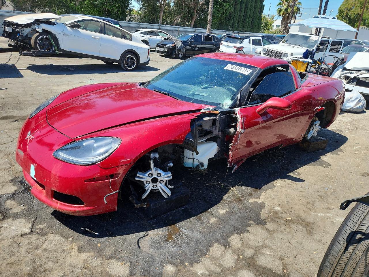 2008 Chevrolet Corvette Red vin: 1G1YY26W685120492