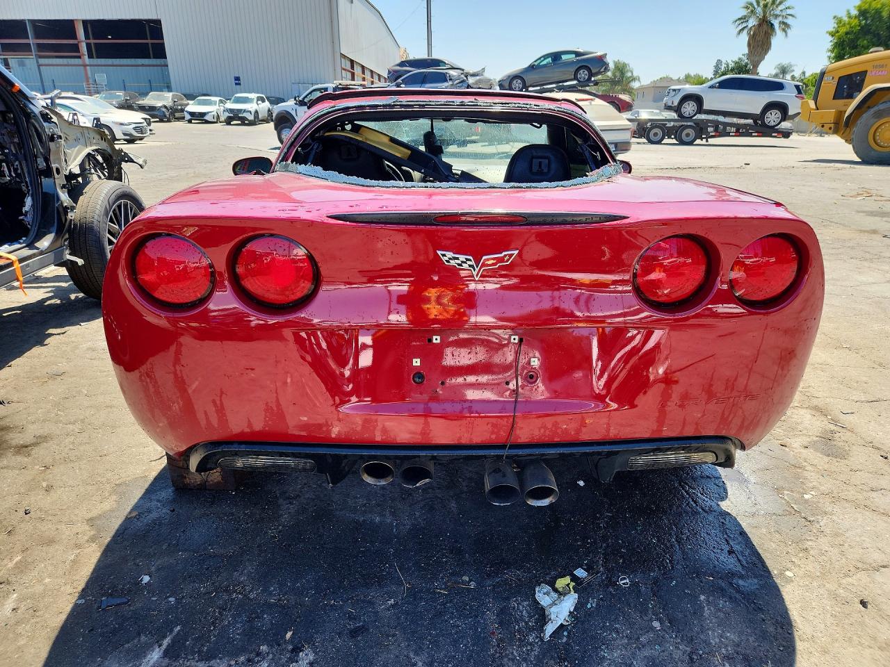 2008 Chevrolet Corvette Red vin: 1G1YY26W685120492
