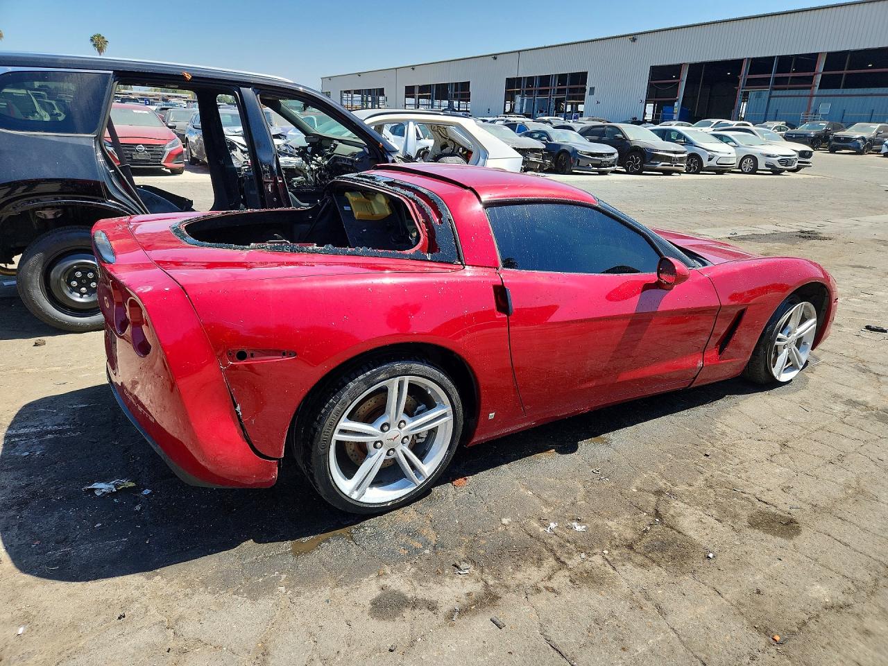 2008 Chevrolet Corvette Red vin: 1G1YY26W685120492