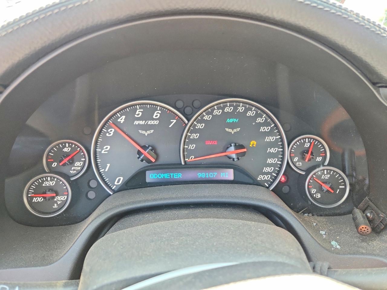 2008 Chevrolet Corvette Red vin: 1G1YY26W685120492