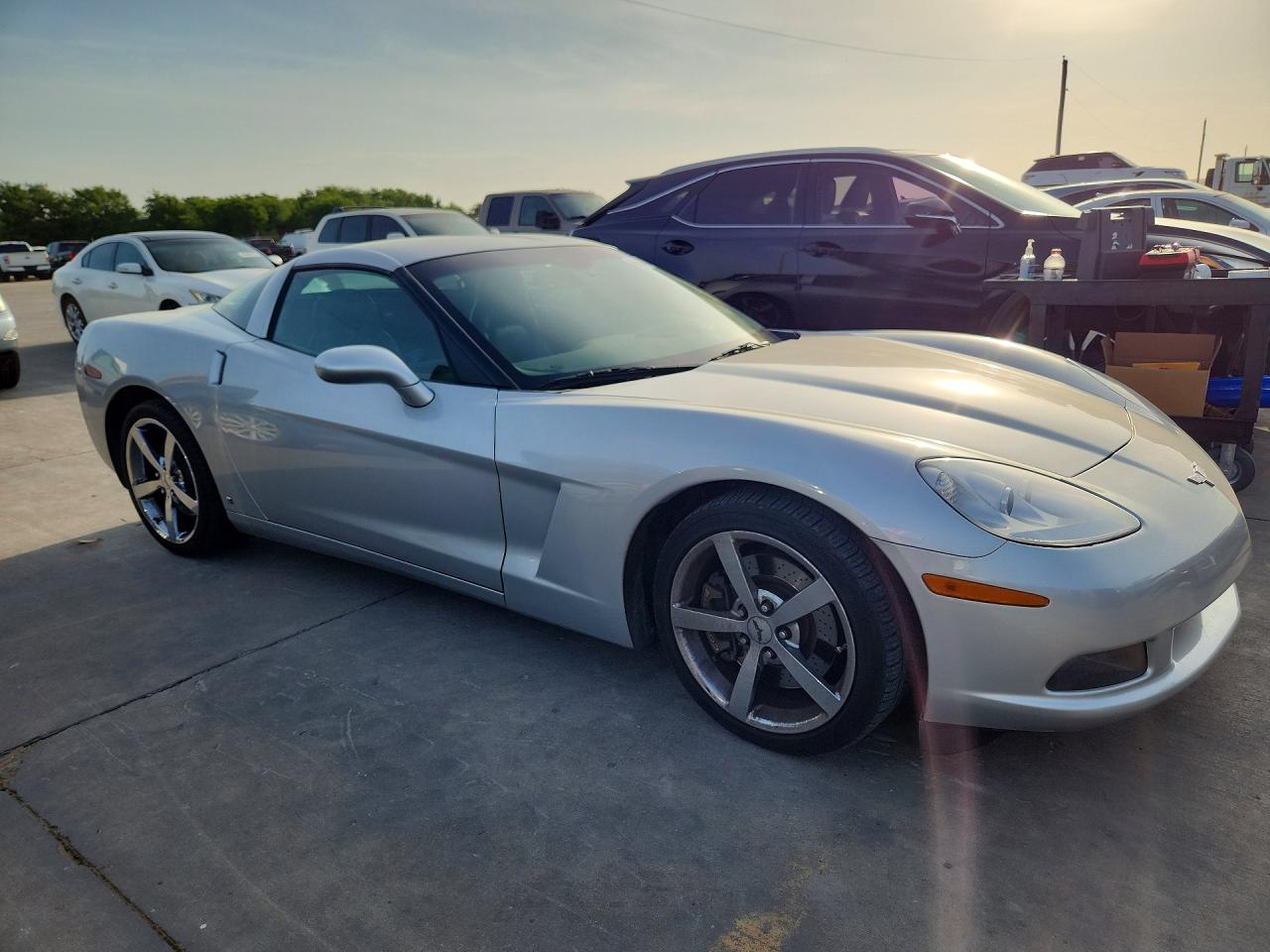 2009 Chevrolet Corvette Silver vin: 1G1YY26W695101295