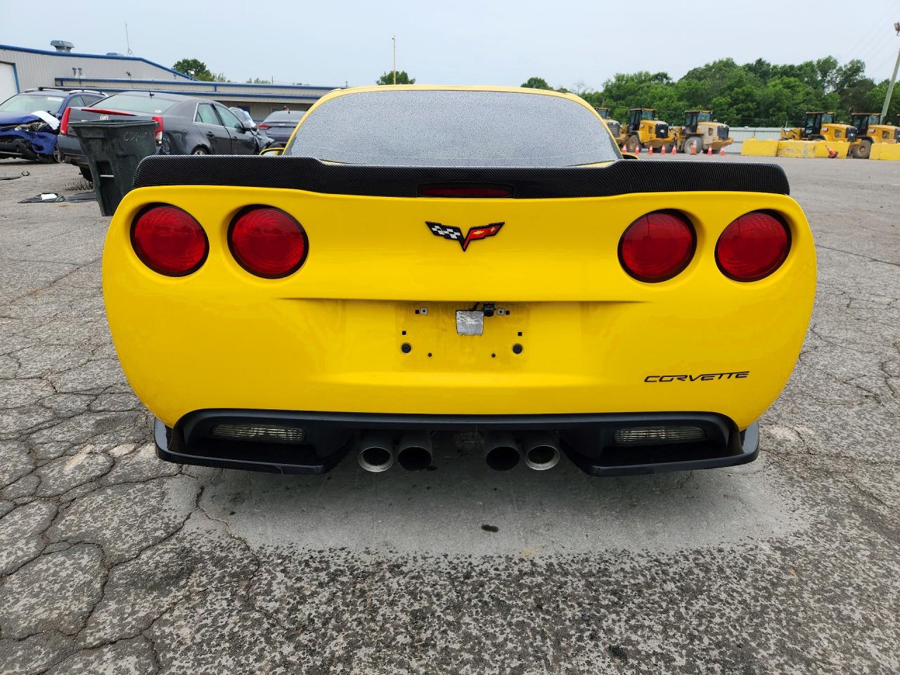 2009 Chevrolet Corvette Yellow vin: 1G1YY26W695109090