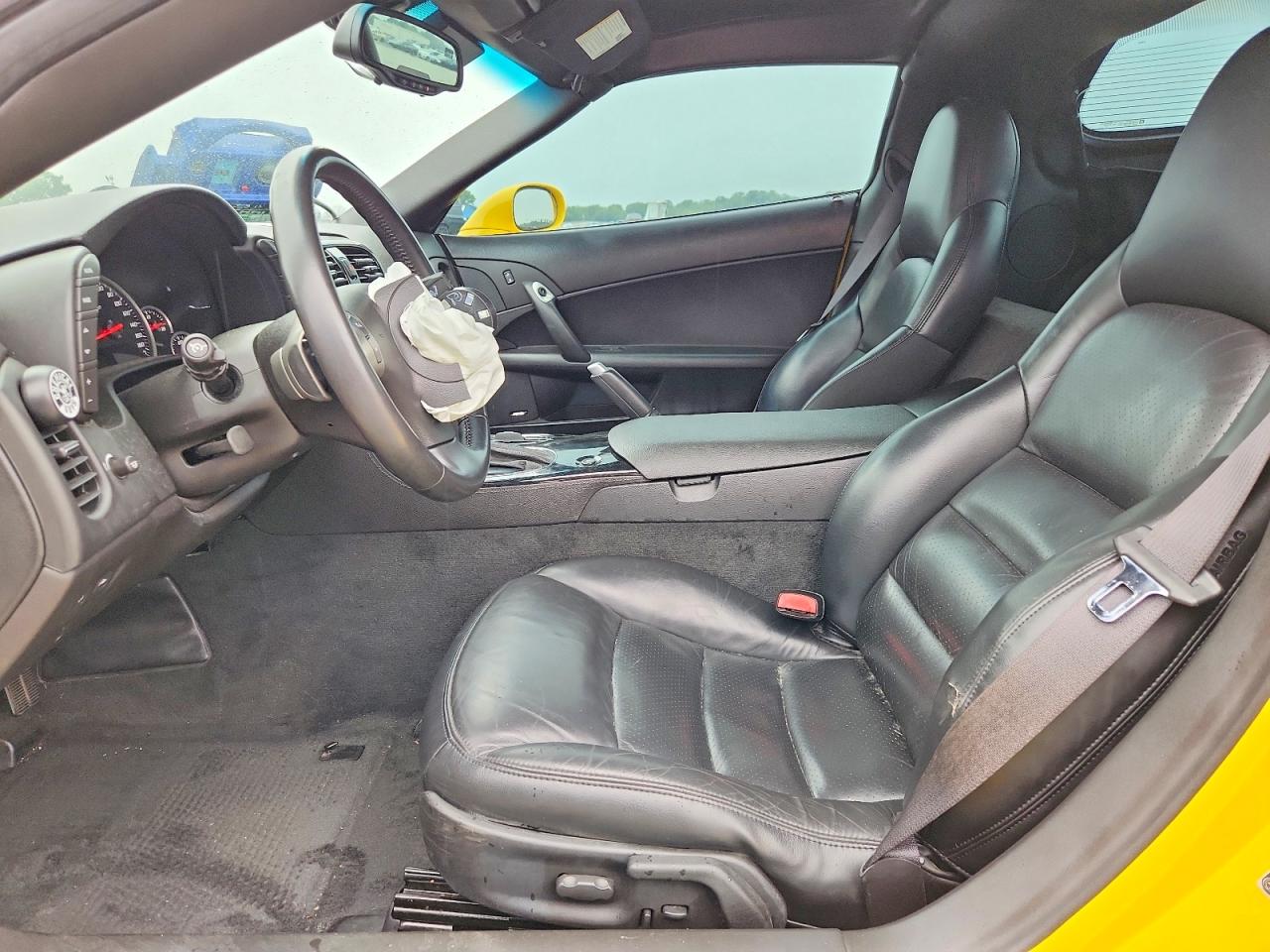 2009 Chevrolet Corvette Yellow vin: 1G1YY26W695109090