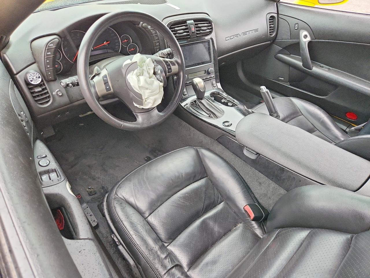 2009 Chevrolet Corvette Yellow vin: 1G1YY26W695109090