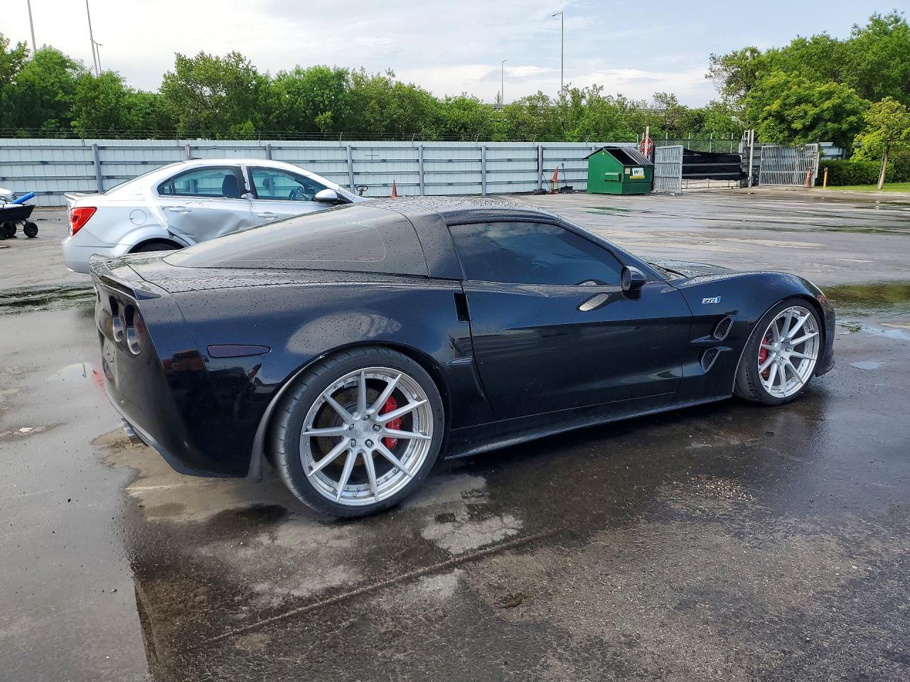 2009 Chevrolet Corvette Black vin: 1G1YY26W695109574