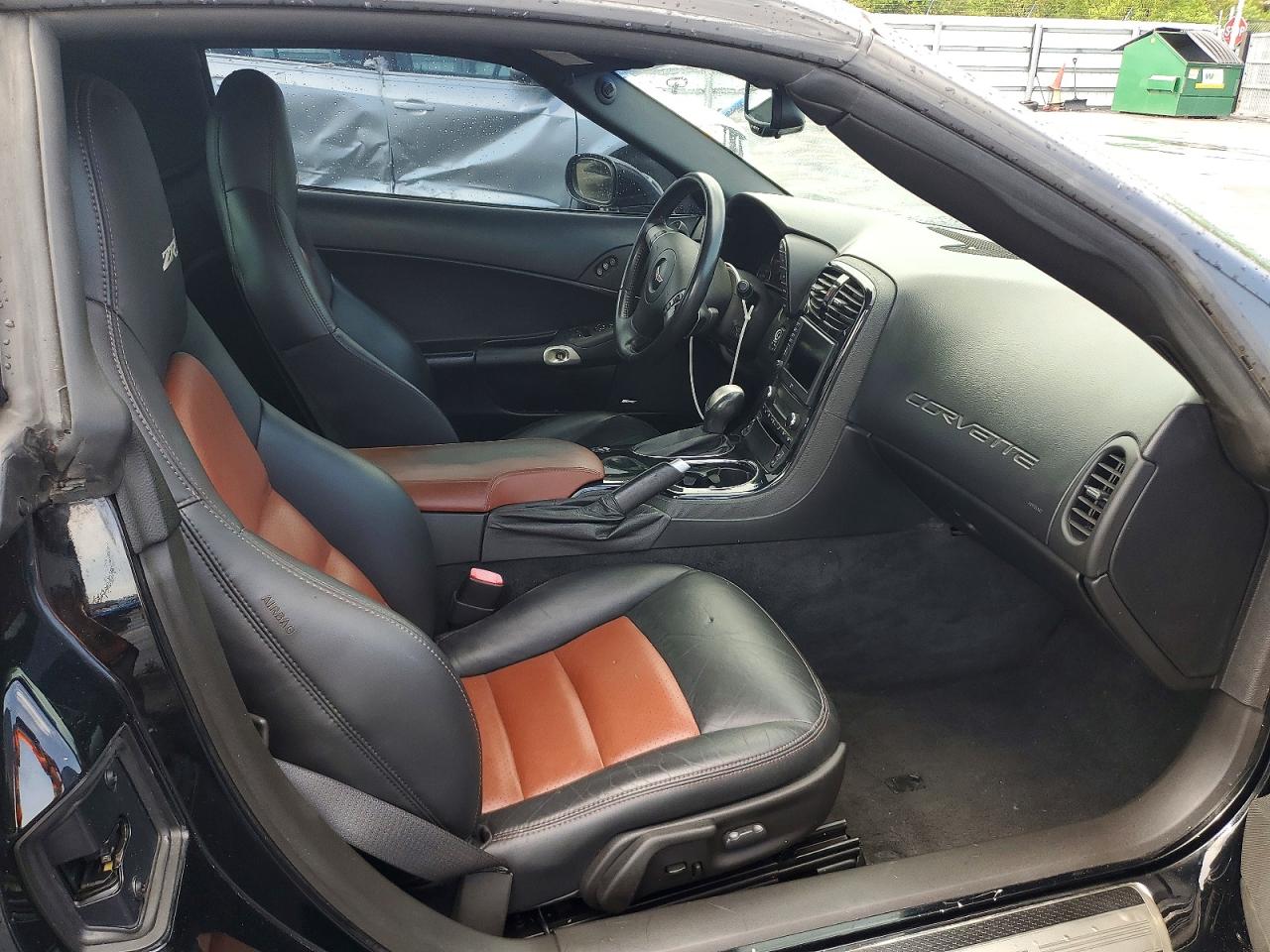 2009 Chevrolet Corvette Black vin: 1G1YY26W695109574