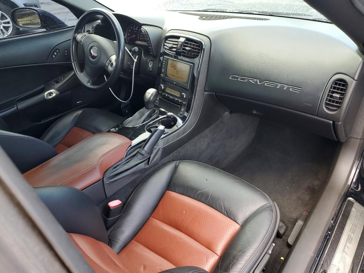 2009 Chevrolet Corvette Black vin: 1G1YY26W695109574