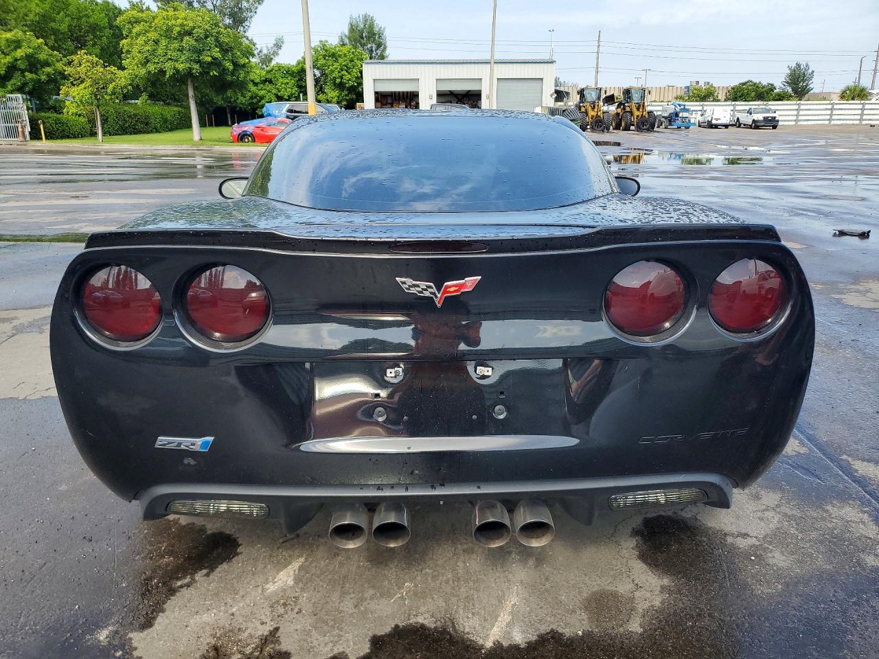 2009 Chevrolet Corvette Black vin: 1G1YY26W695109574